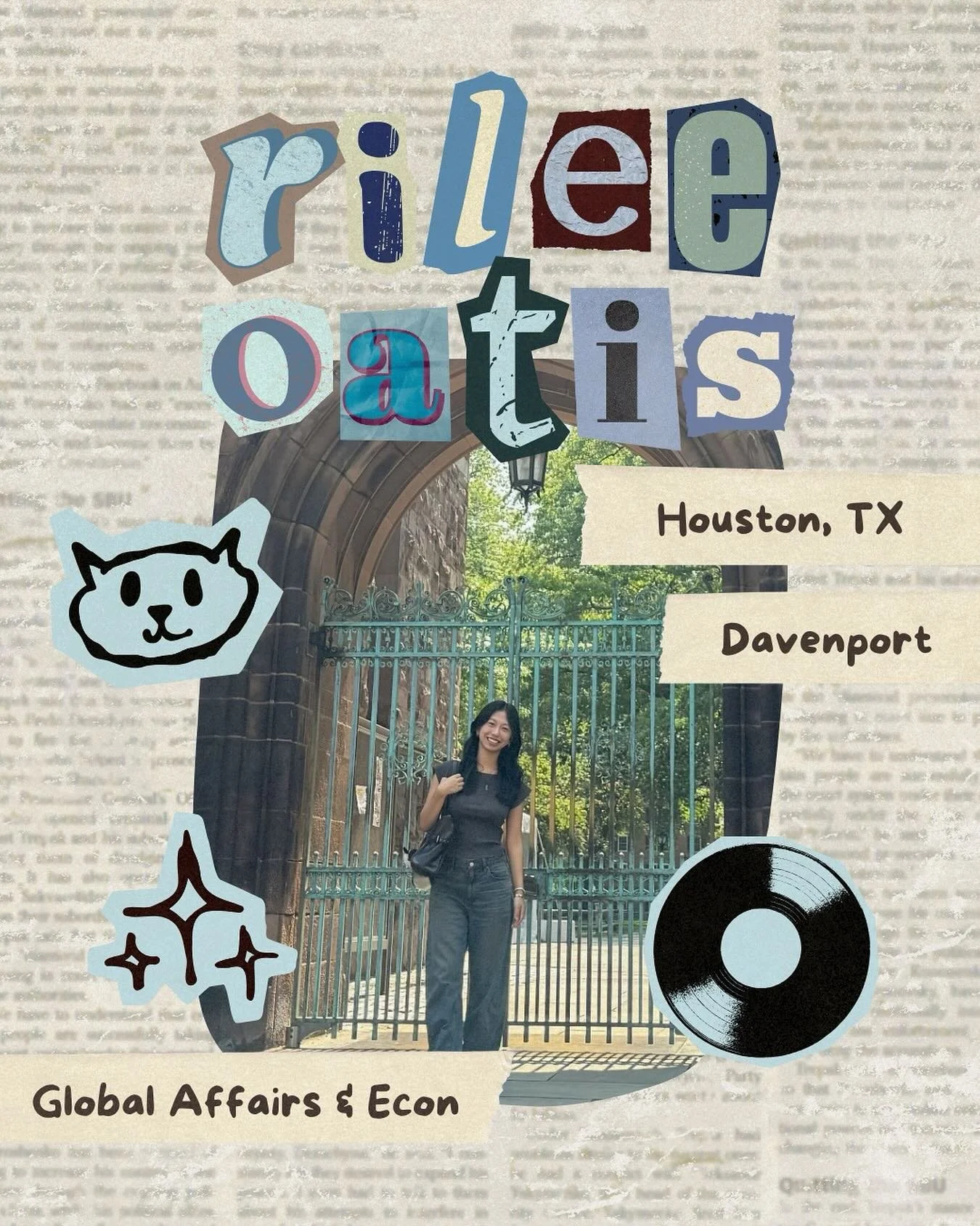 MEET OUR FIRST-YEAR LIAISONS!

Hii I&rsquo;m Rilee and I&rsquo;m so thrilled to be a FL this year!! I love listening to music (DEAN, Malcolm Todd, The Marias, wave to earth, Baekhyun), reading manhwas, and my cats! On campus you&rsquo;ll probably fin