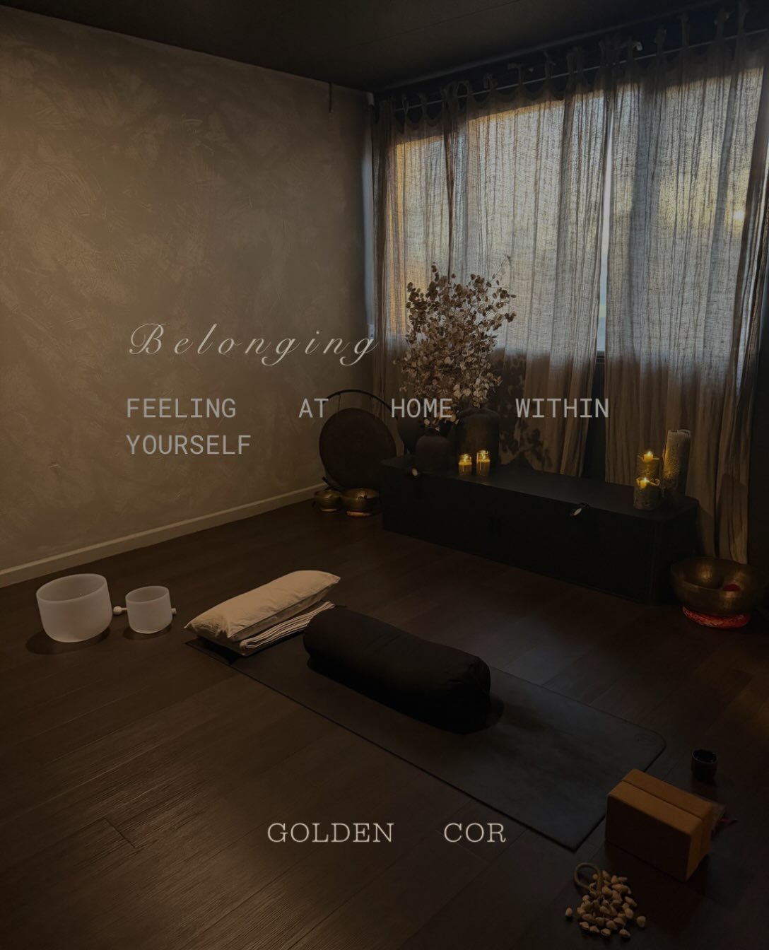 Yesterday, in our Yin &amp; Sound practice, we explored the root chakra and our sense of safety, stability and belonging.

Our sense of belonging is shaped by more than the places we call home or the people we share our lives with. It is also somethi