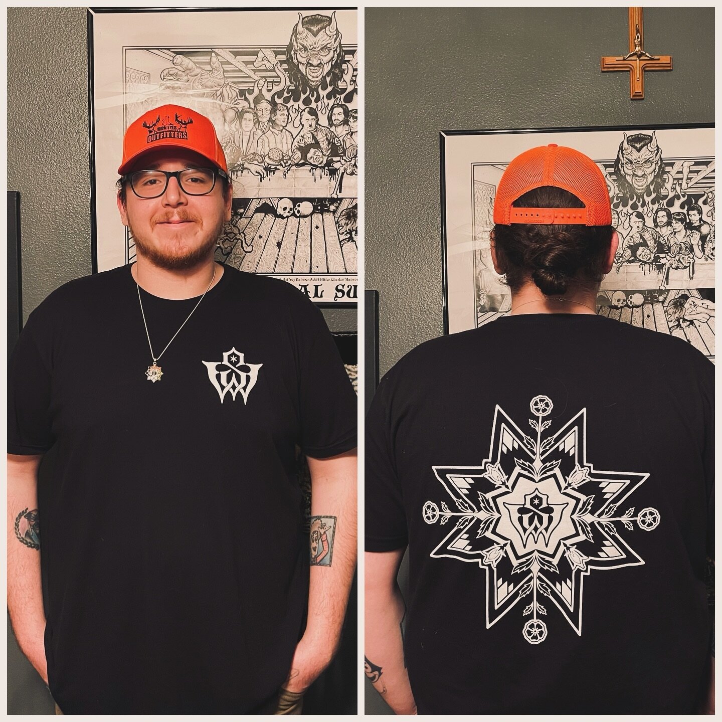 Yoooo I got Tees on deck
Whether you got a small back or big back I got you 
S-4XL
$25 + $8 for shipping
Pictured is my baby daddy, who&rsquo;s definitely in the Illuminati, @newreignmusic wearing a 2XL
Hollerrrr