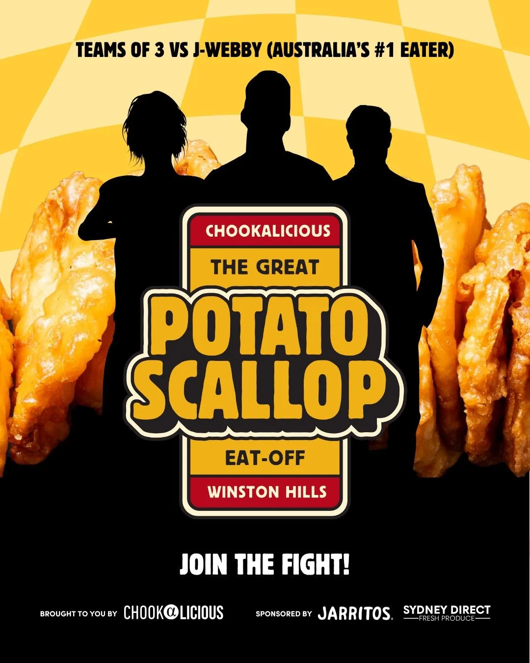 🔥🥔 BIG NEWS! 🥔🔥

Our epic scallop showdown just levelled up&hellip;
@jwebby_can.eat &ndash; Australia&rsquo;s #1 competitive eater &ndash; is officially IN! 😱💪

But we&rsquo;ve raised the stakes...
He&rsquo;s going head-to-head with teams of 3 