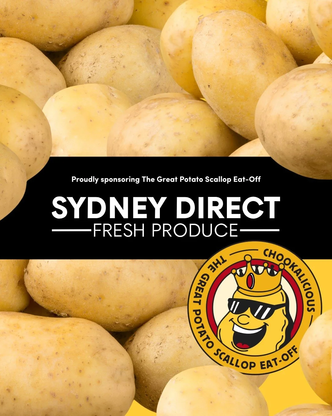🥔💥 A HUGE thank you to @sydneydirectfreshproduce for supplying us with the very best potatoes for this year’s Great Potato Scallop Eat-Off! 🔥
We couldn’t do it without your support and trust us, these scallops are going to be crispy,