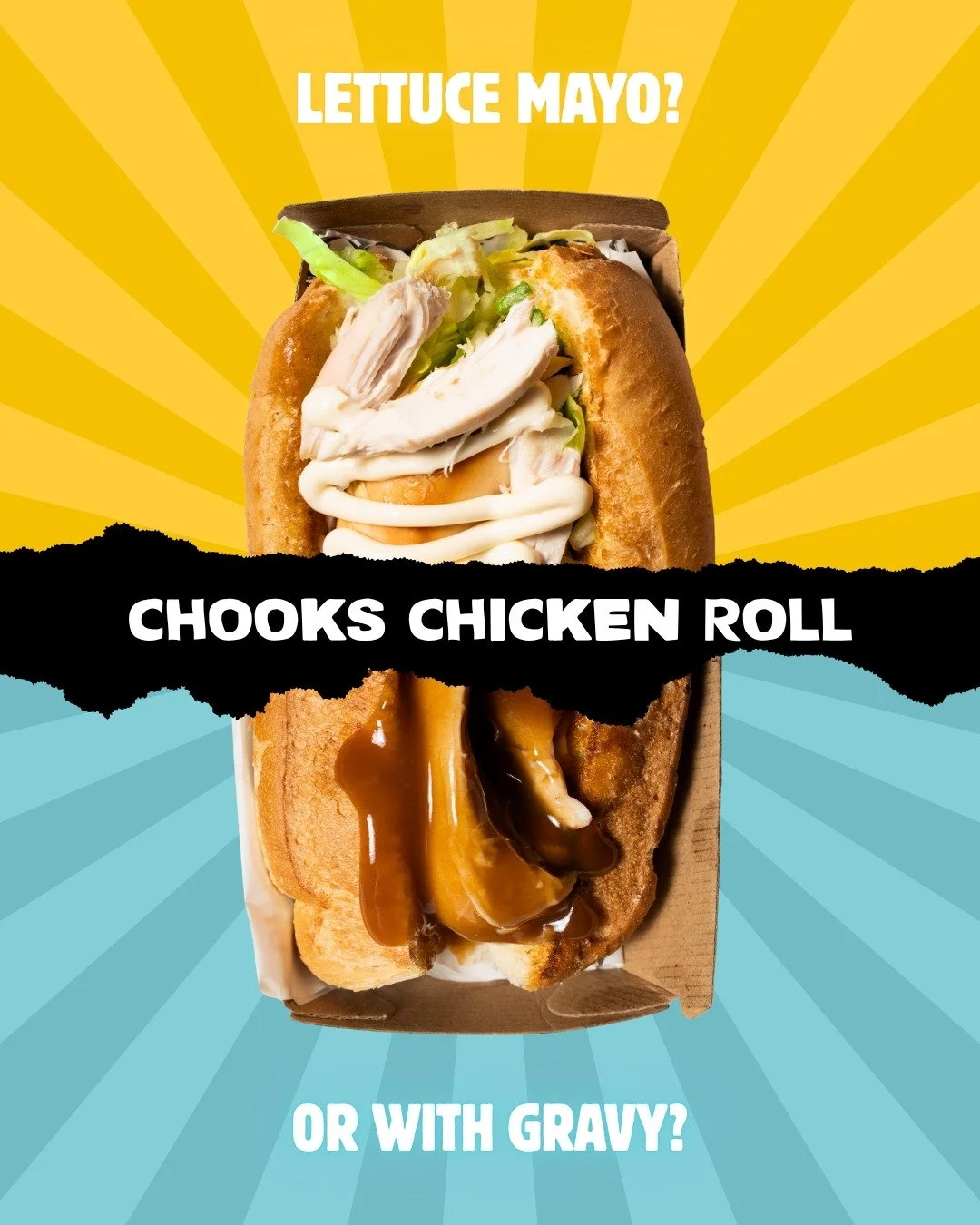 🥖 Chook&rsquo;s Chicken Roll &ndash; The Big Debate 🍗💭

The classic roll that never misses&hellip; but the real question is:
Gravy or Lettuce &amp; Mayo? 🤔🔥

Are you team rich &lsquo;n&rsquo; saucy or team fresh &lsquo;n&rsquo; creamy?

 Whichev