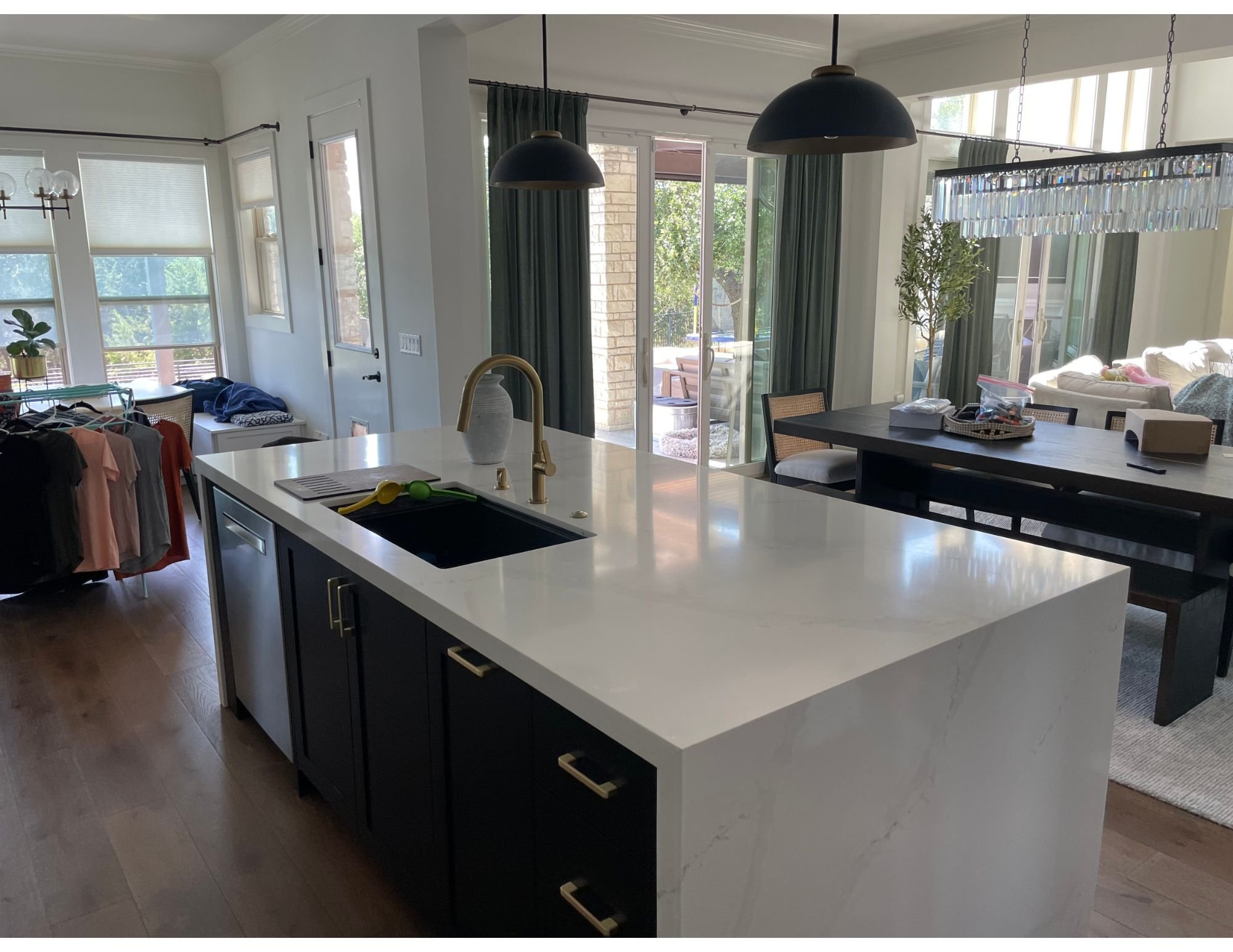 Circle C Kitchen Island - Finish