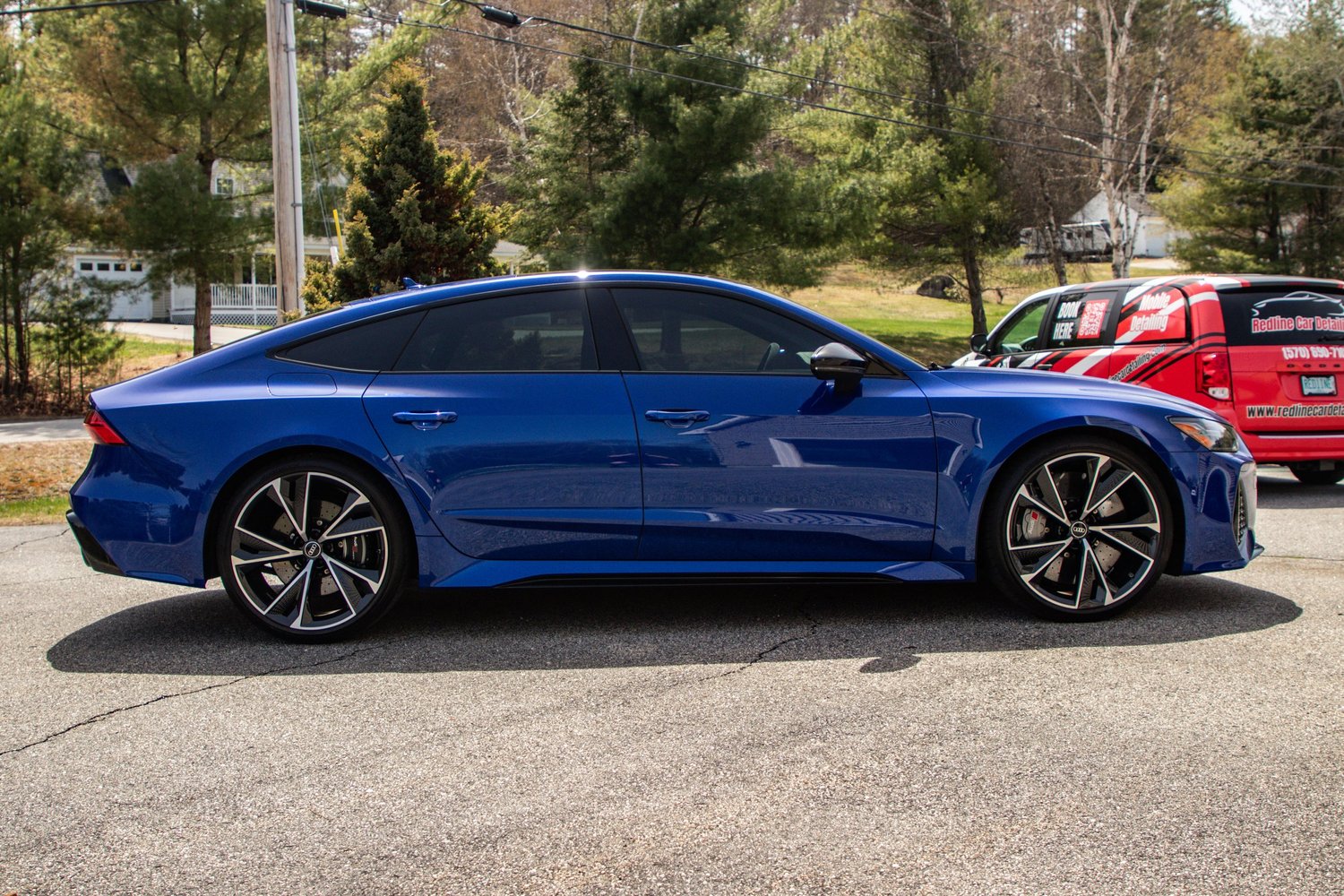 Audi RS7 — ceramic coating and gloss enhancement
