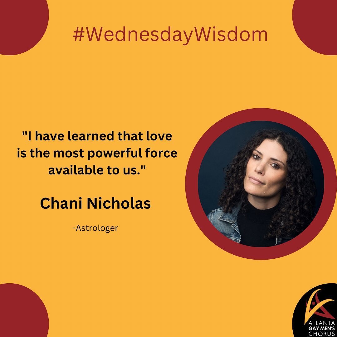 This week&rsquo;s #WednesdayWisdom comes from astrologer, New York Times best selling author, and activist Chani Nicholas.
 
Canadian-born Nicholas was a &ldquo;seeker&rdquo; as a child. At the age of 12, Nicholas&rsquo;s grandmother bought her famil