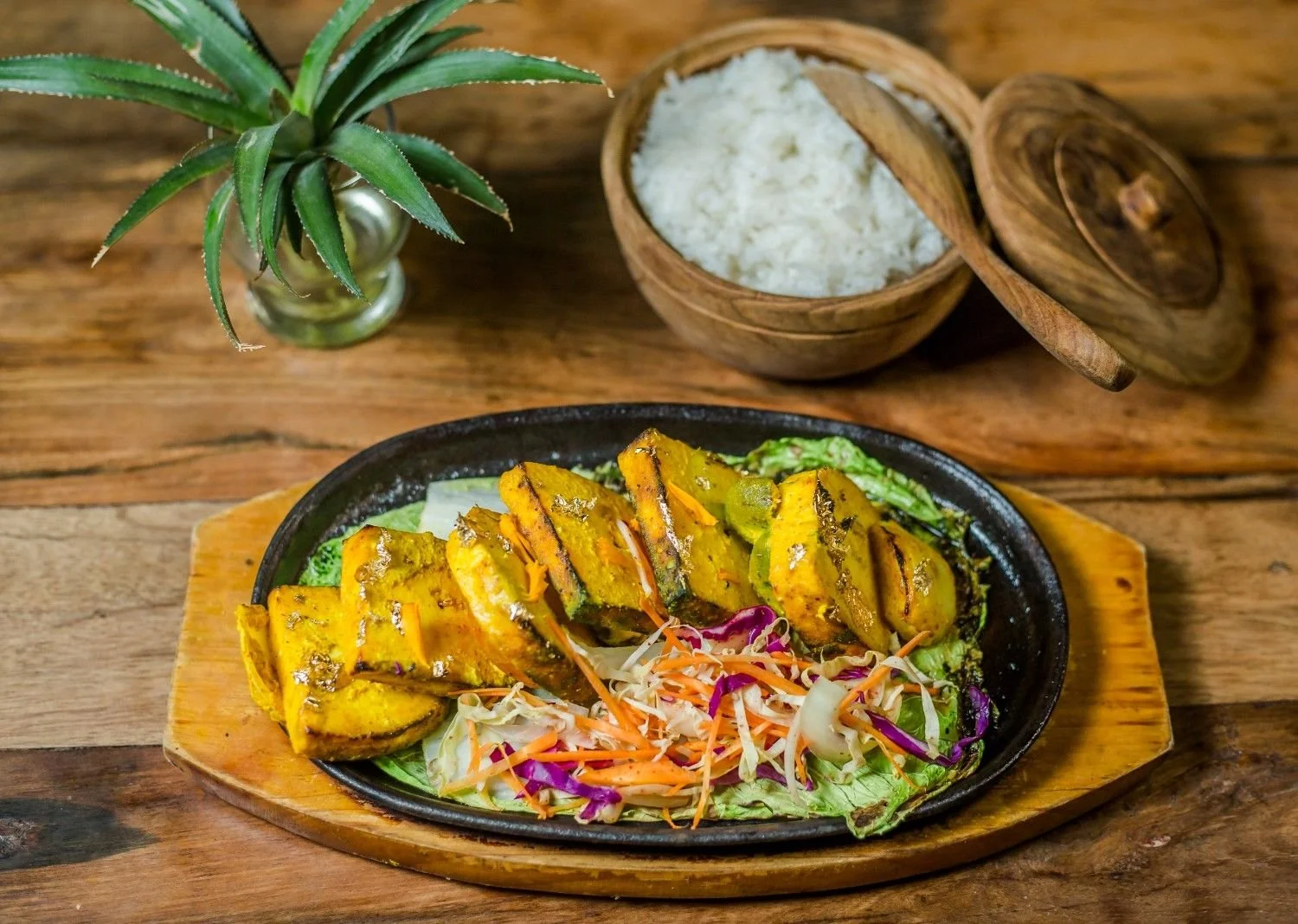 paneer tikka, the best vegetarian tandoor at pesona lounge trawangan