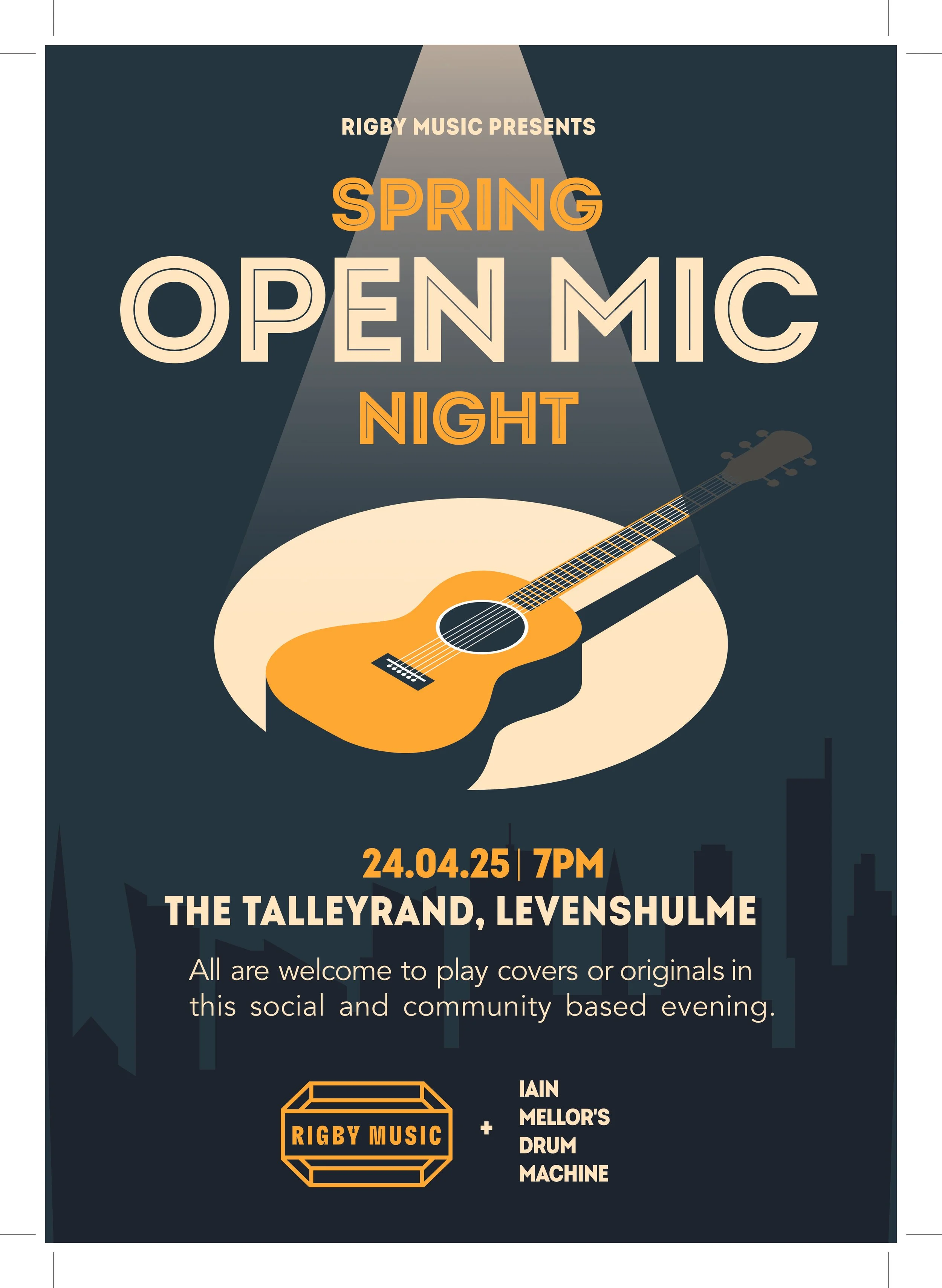 Rigby Music Presents Open Mic Night @ The Talleyrand