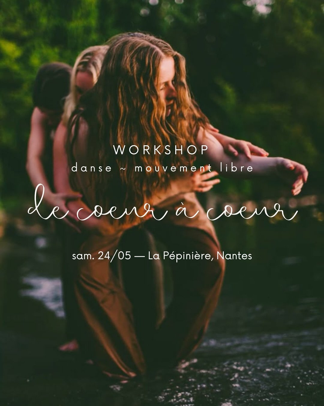 ATELIER &mdash; DE C&OElig;UR &Agrave; C&OElig;UR 

L&rsquo;amouuuur (filial, amical, conjugal&hellip;) est mis &agrave; l&rsquo;honneur de cet atelier du 24 mai. Viens partager un moment dans&eacute; d&rsquo;exception avec une personne ch&egrave;re 