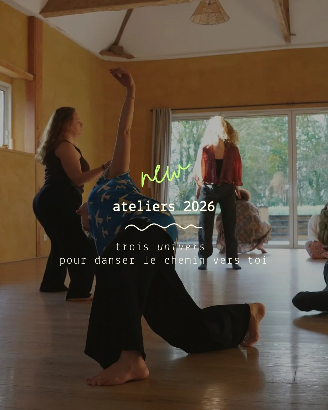 Les ateliers longs du week-end reviennent fin mars avec de nouveaux formats : un d&eacute;coupage plus fin de nos explorations dans&eacute;es, pour toujours plus de pr&eacute;sence, de nourriture pour le corps et d&rsquo;espace pour le c&oelig;ur. 

