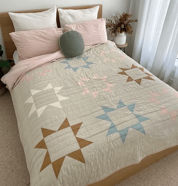 How to make a Sawtooth Star quilt — Joz Makes Quilts