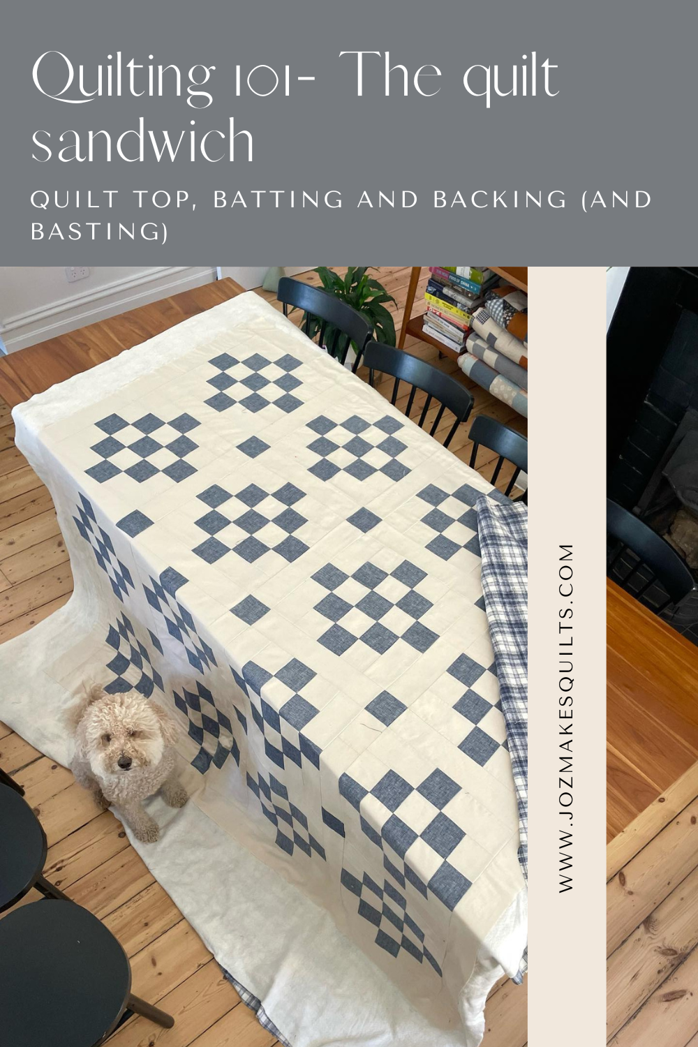 Quilting 101, Lesson 6 The quilt sandwich (Quilt Backing and Batting