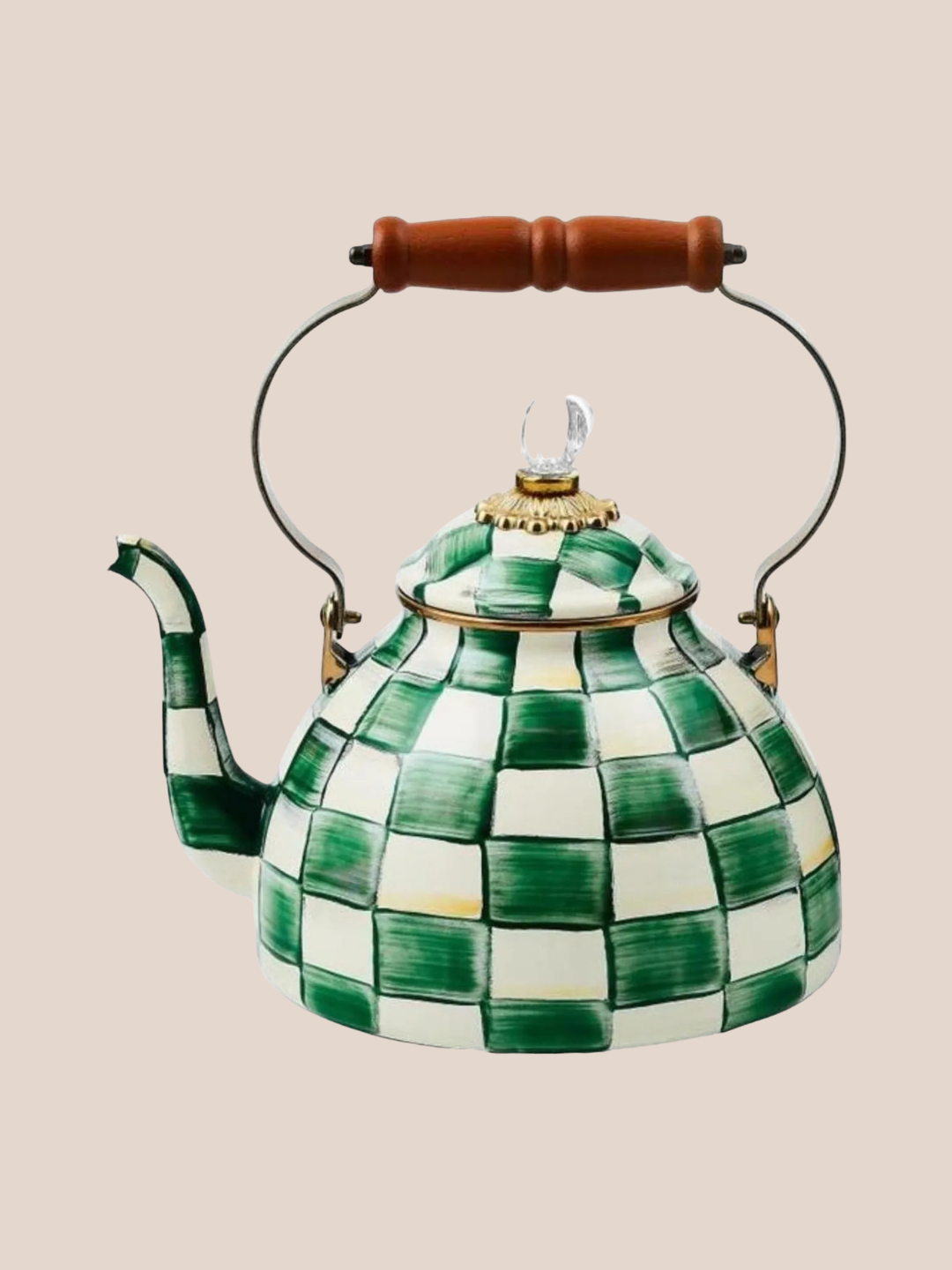 Tea Kettle in Ceramic Glaze