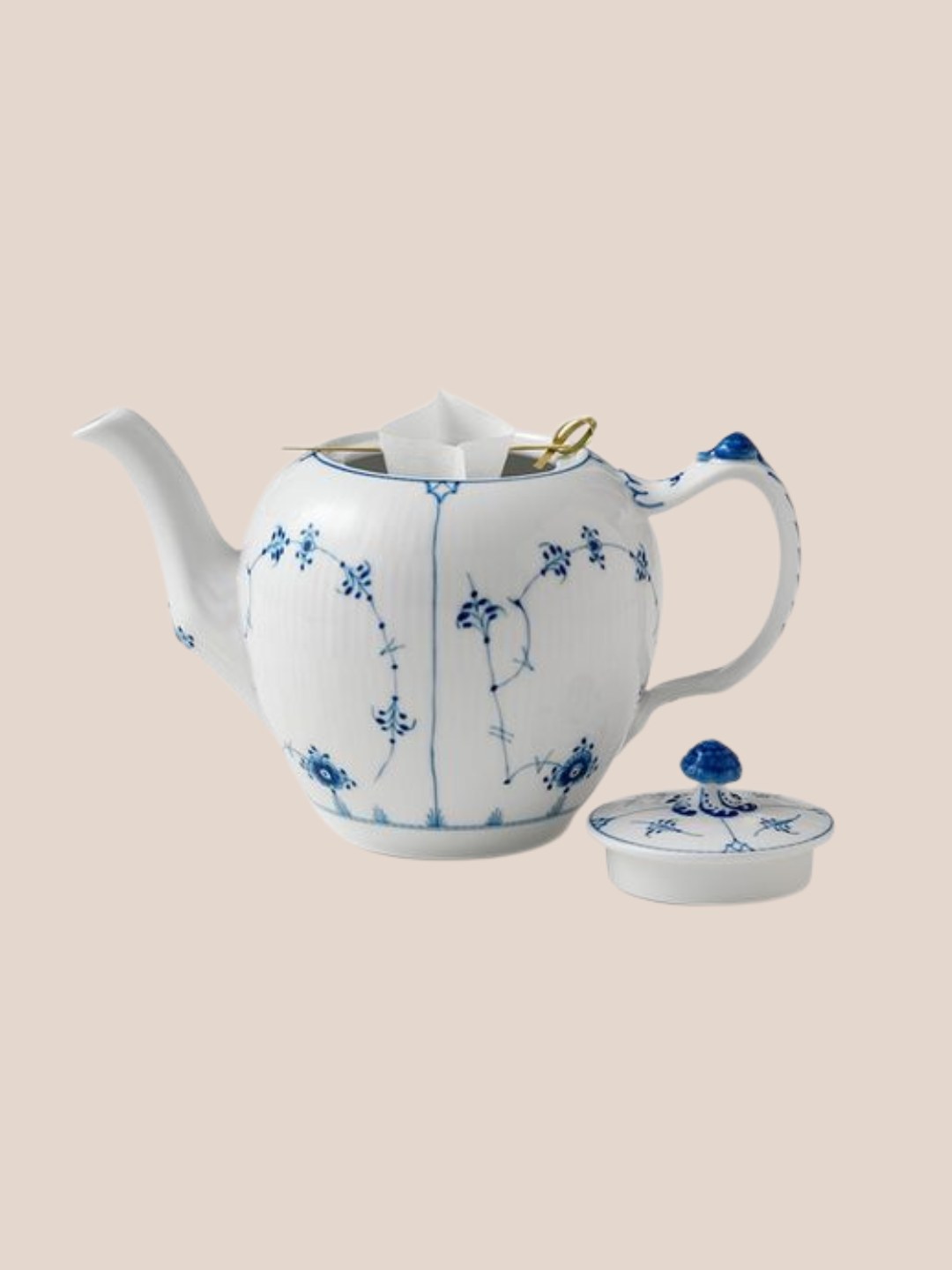 Fluted Tea Pot