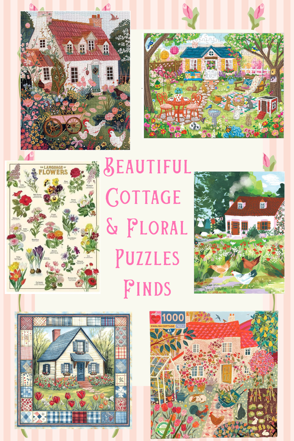 Cottage, Garden and Floral Jigsaw Puzzle Finds