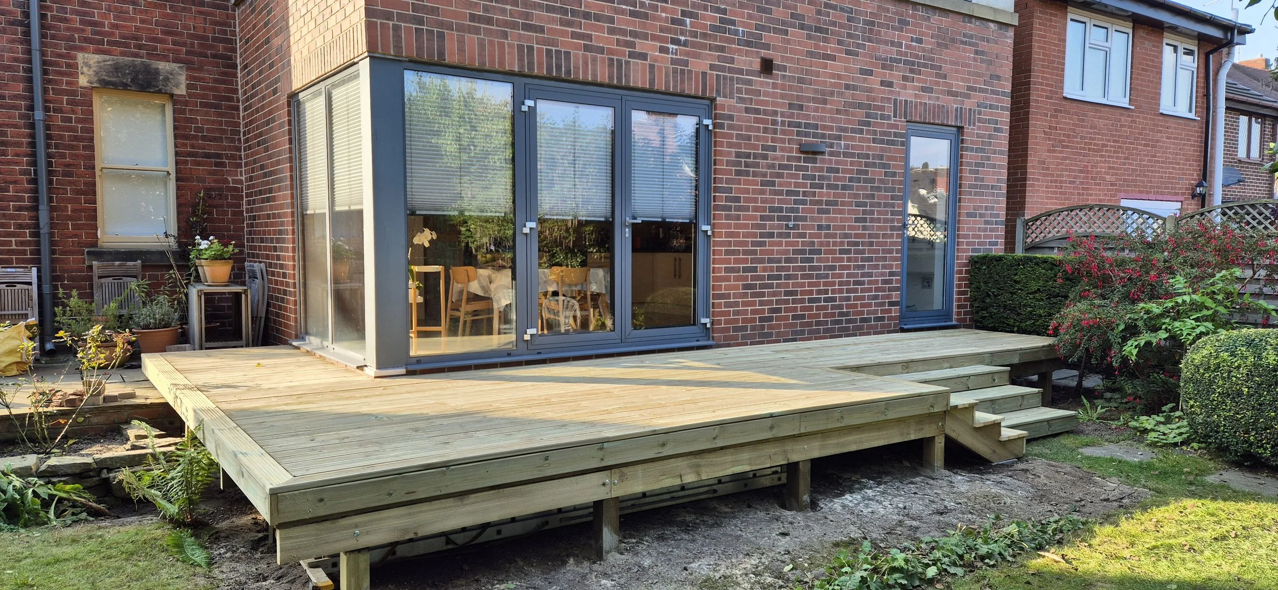 Timber deck, woodseats Sheffield