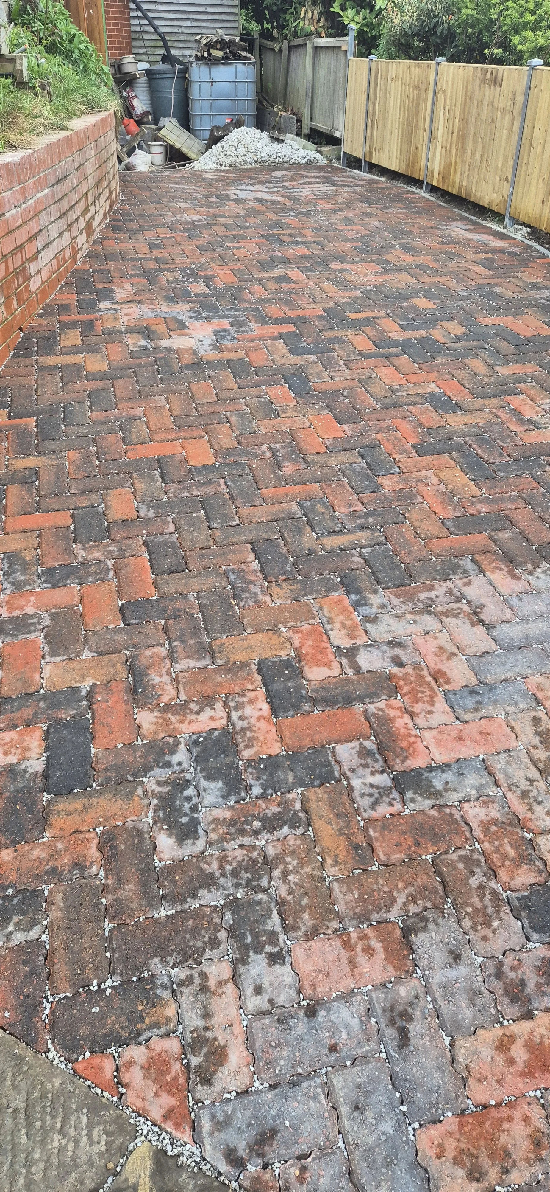 Permeable  driveway. Woodseats sheffield