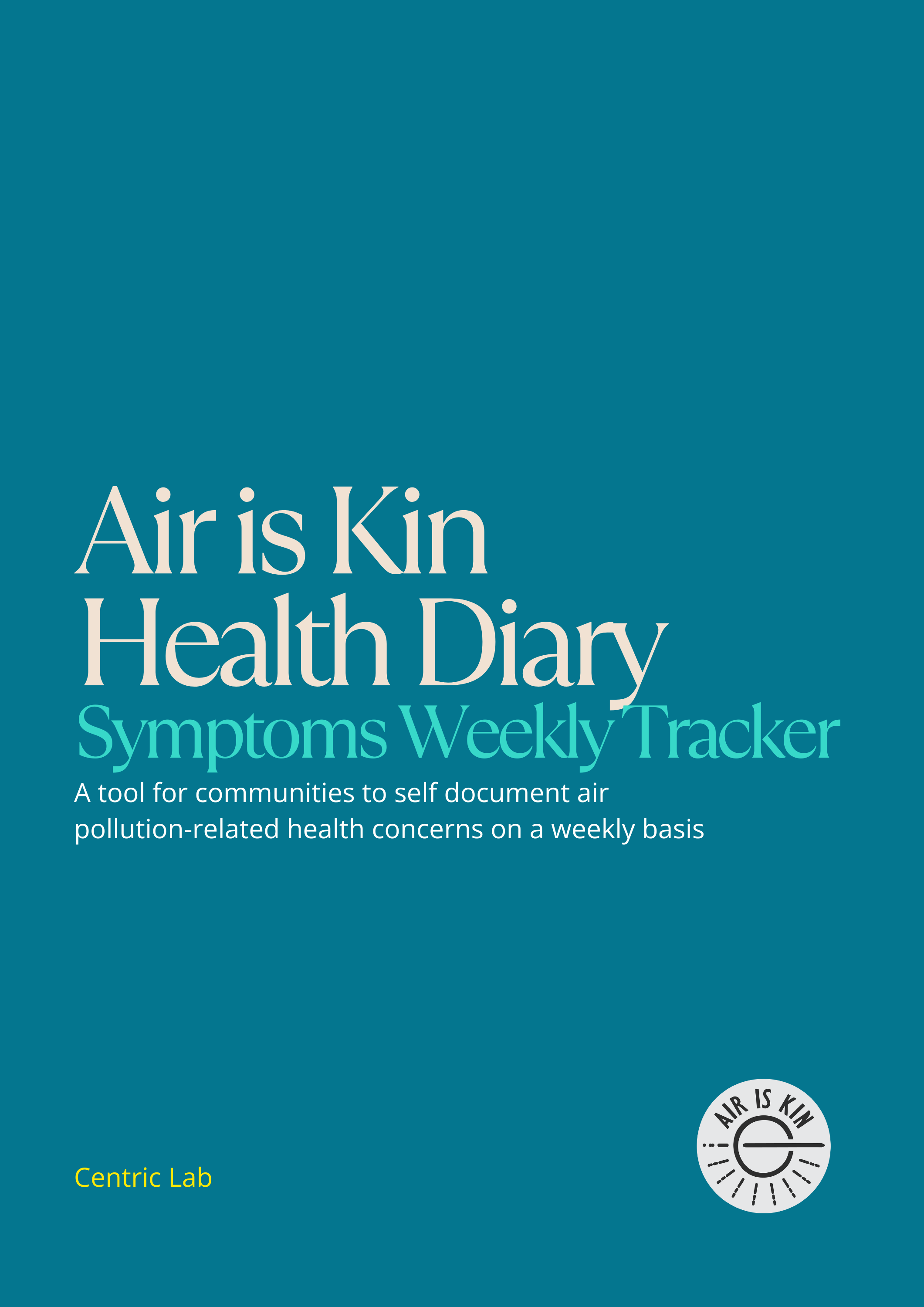 Air is Kin Health Diary Symptoms Weekly Tracker