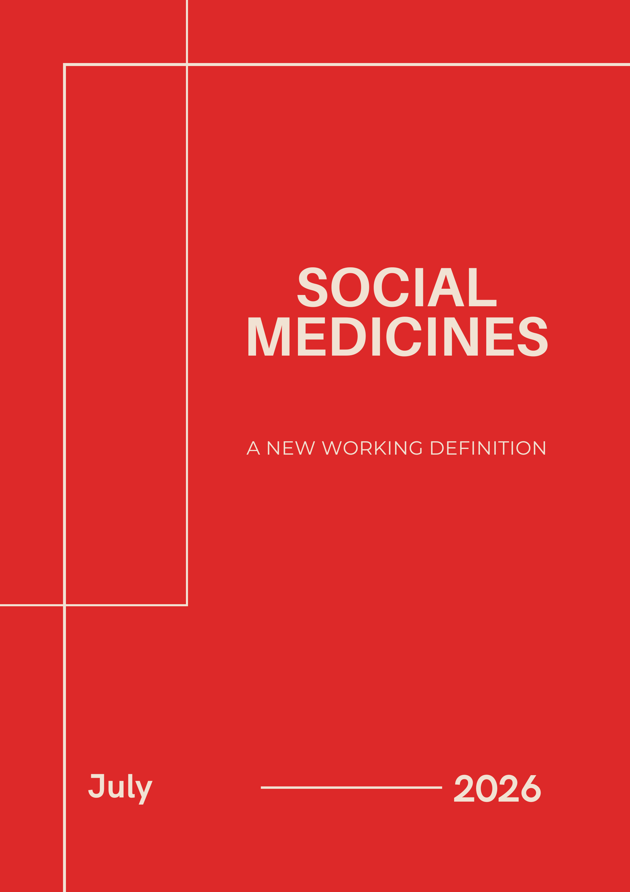 Social Medicines: A New Working Definition
