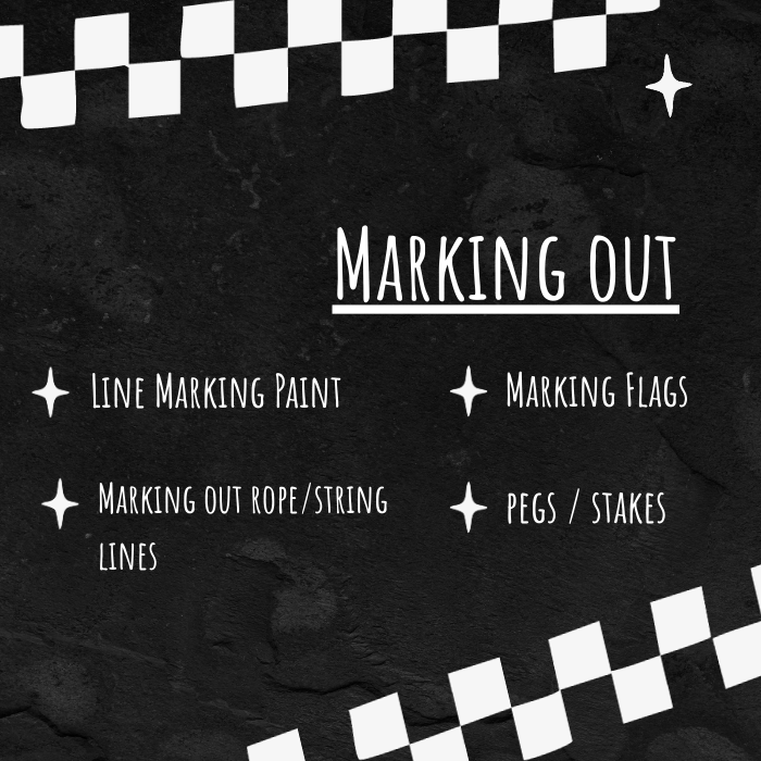 Event Marking Out Equipment