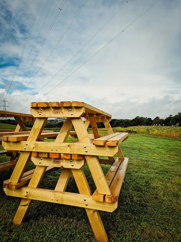 Wedding Picnic Bench Hire Cornwall