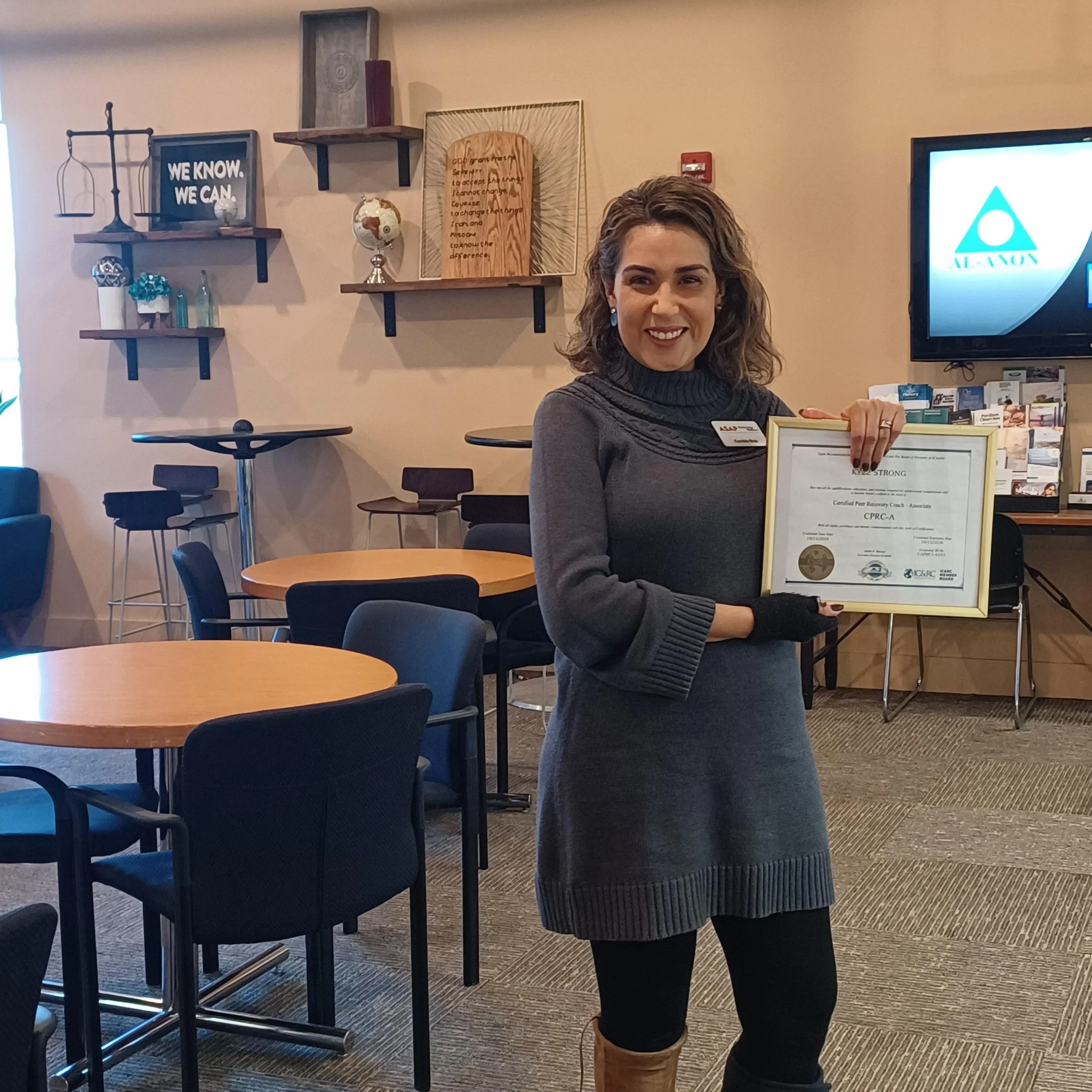 ASAP Celebrates Cynthia Ruiz, Newly-Certified Recovery Coach