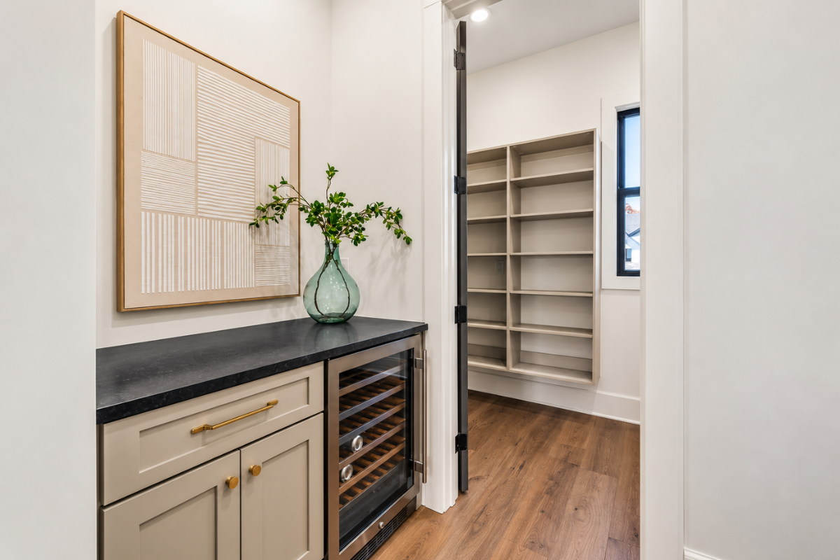 Custom millwork detail showcasing craftsmanship in a Knoxville custom home build