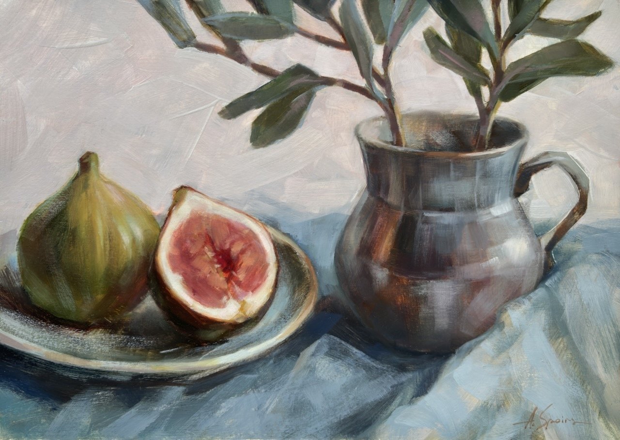 Still life with fig