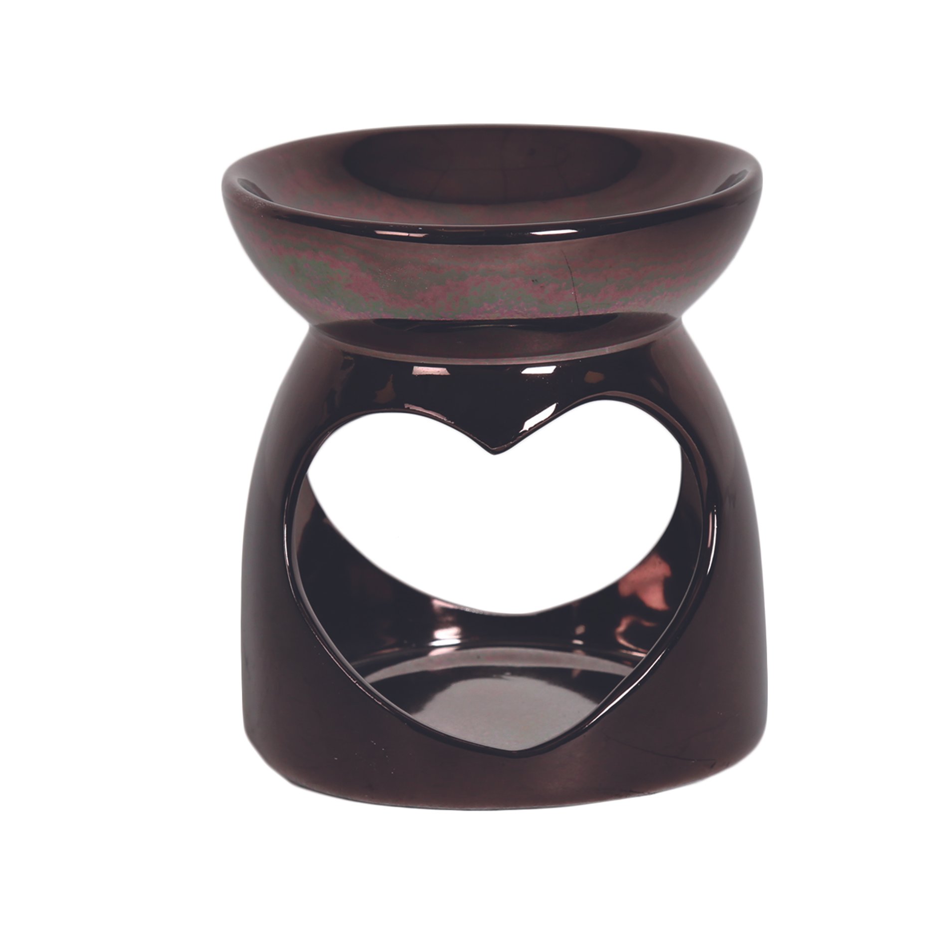 Brown Lustre Heart