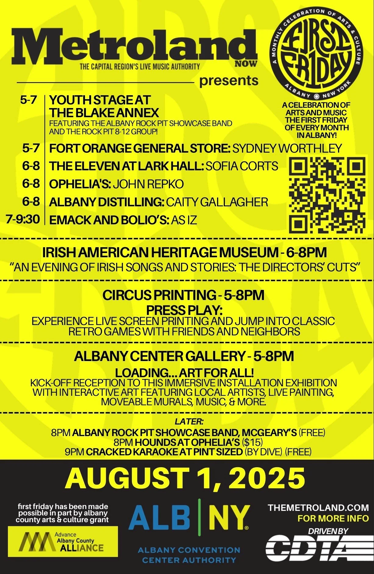 First Friday: Press Play!