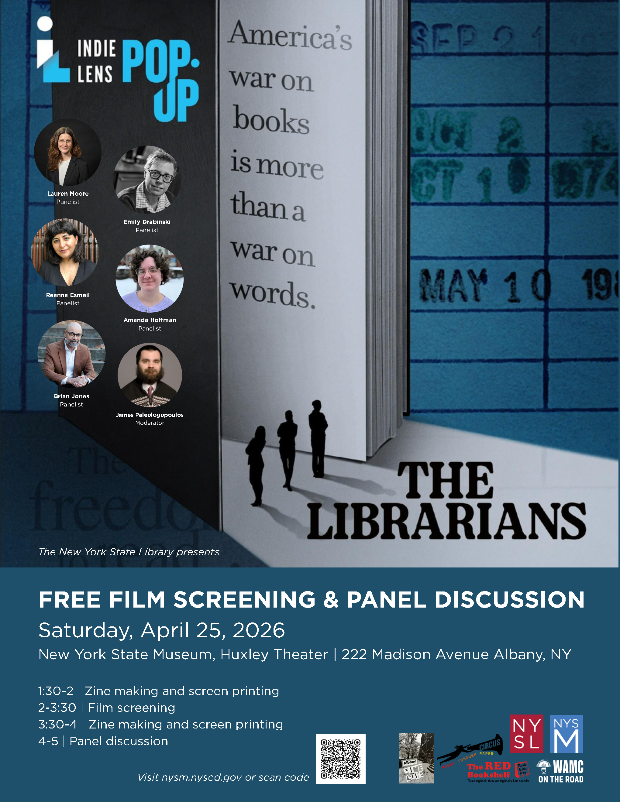 The Librarians Documentary Screening and Discussion @ The New York State Museum
