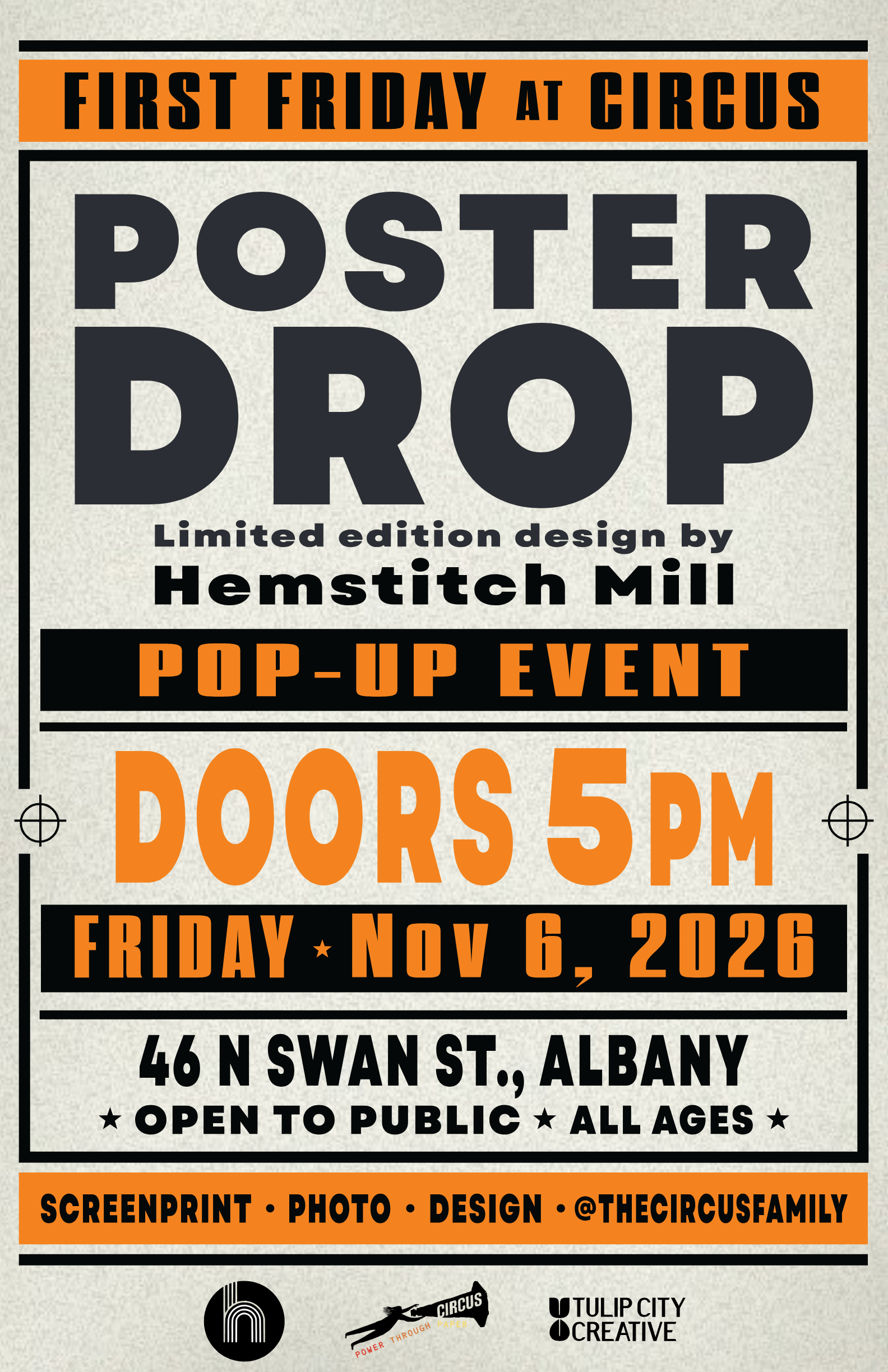 Poster Drop!  First Friday