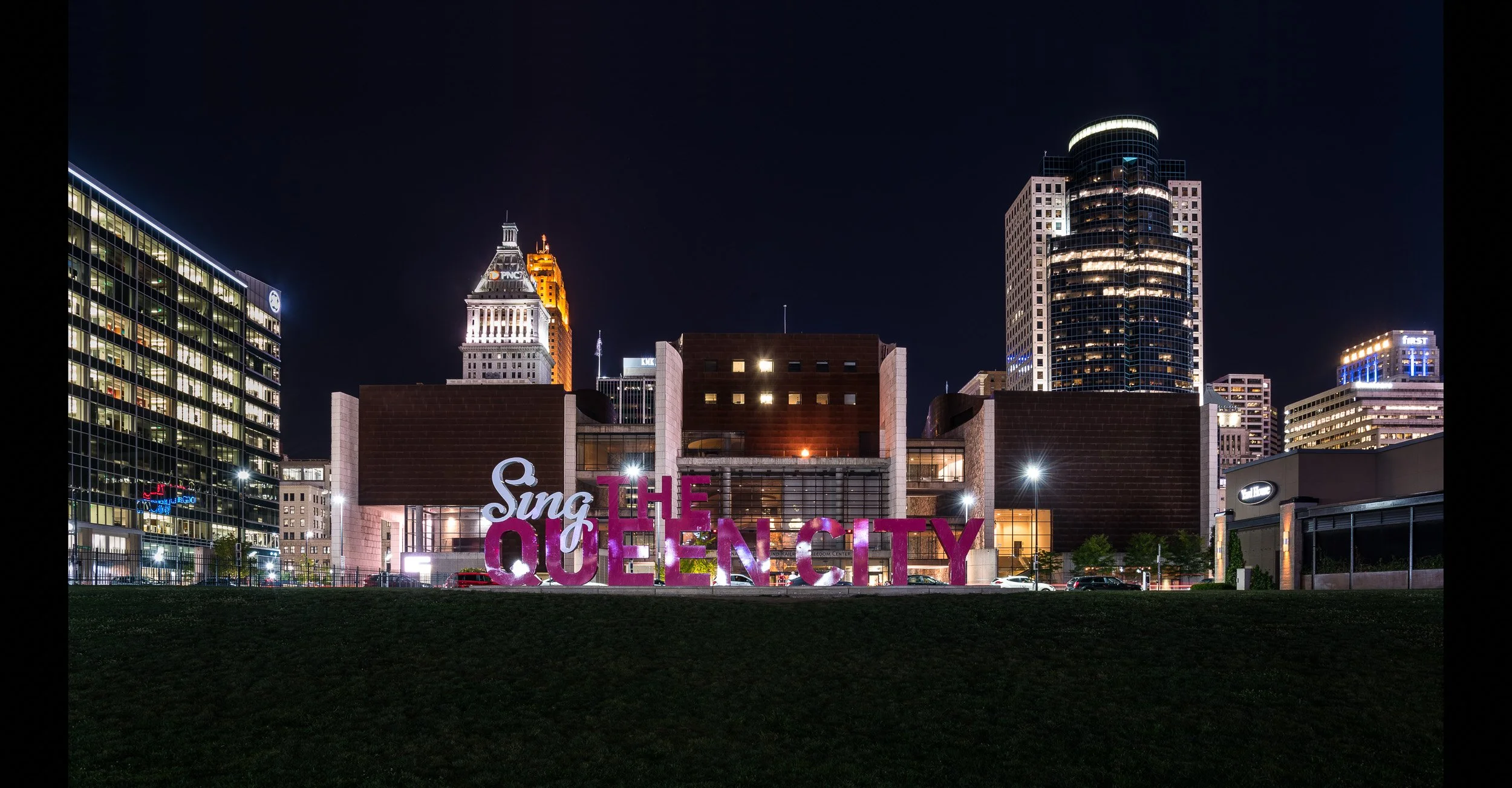 Cincinnati at night