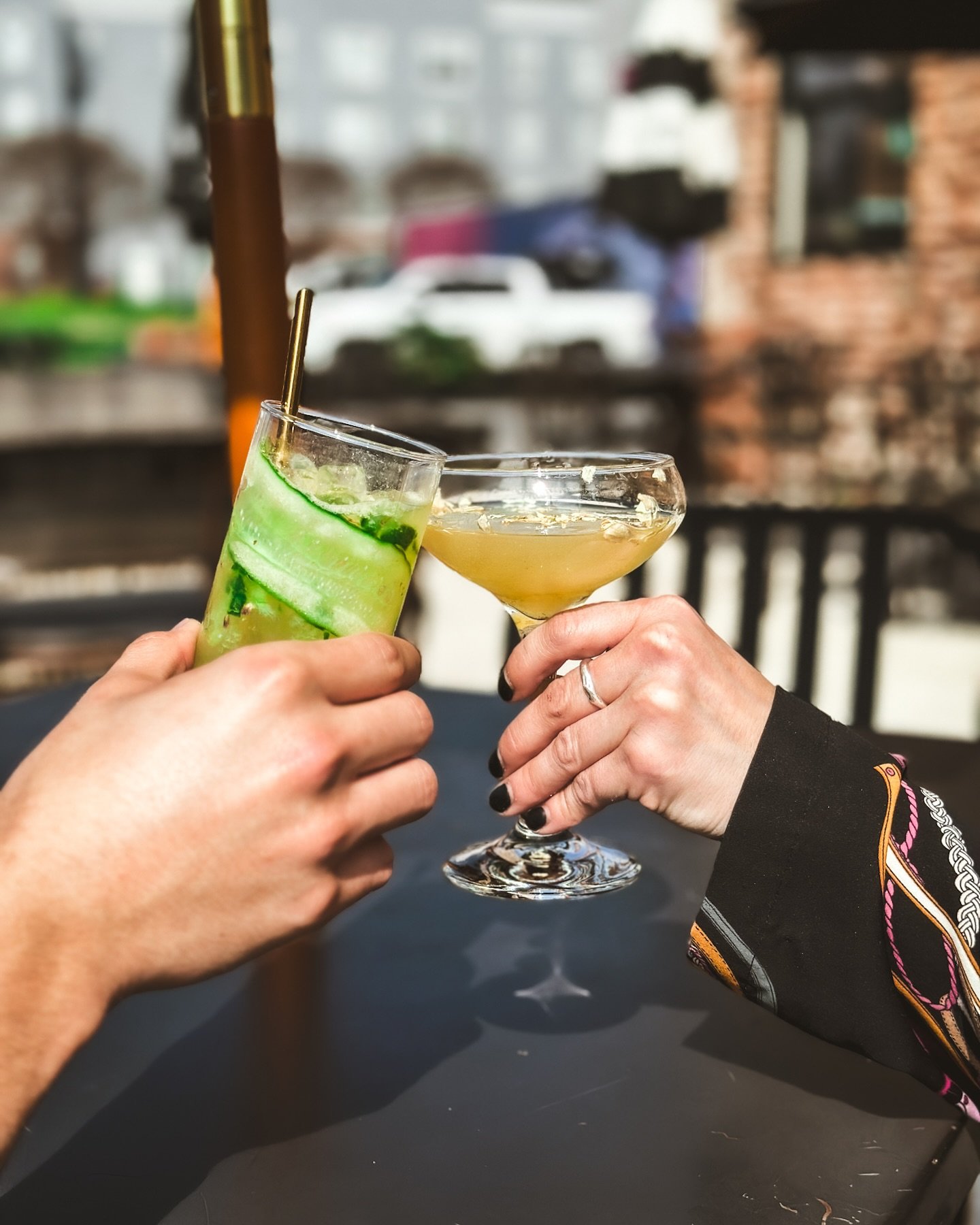 This weather calls for good company and good drinks on the patio 🍹☀️

Calliope is open *everyday* of the week at 4 pm, with Daily Happy Hour from 4-5:30.

Visit us at 422 E MLK Blvd., Chattanooga, TN.

Learn more &gt;&gt;&gt;&gt; eatcalliope.com
.
.