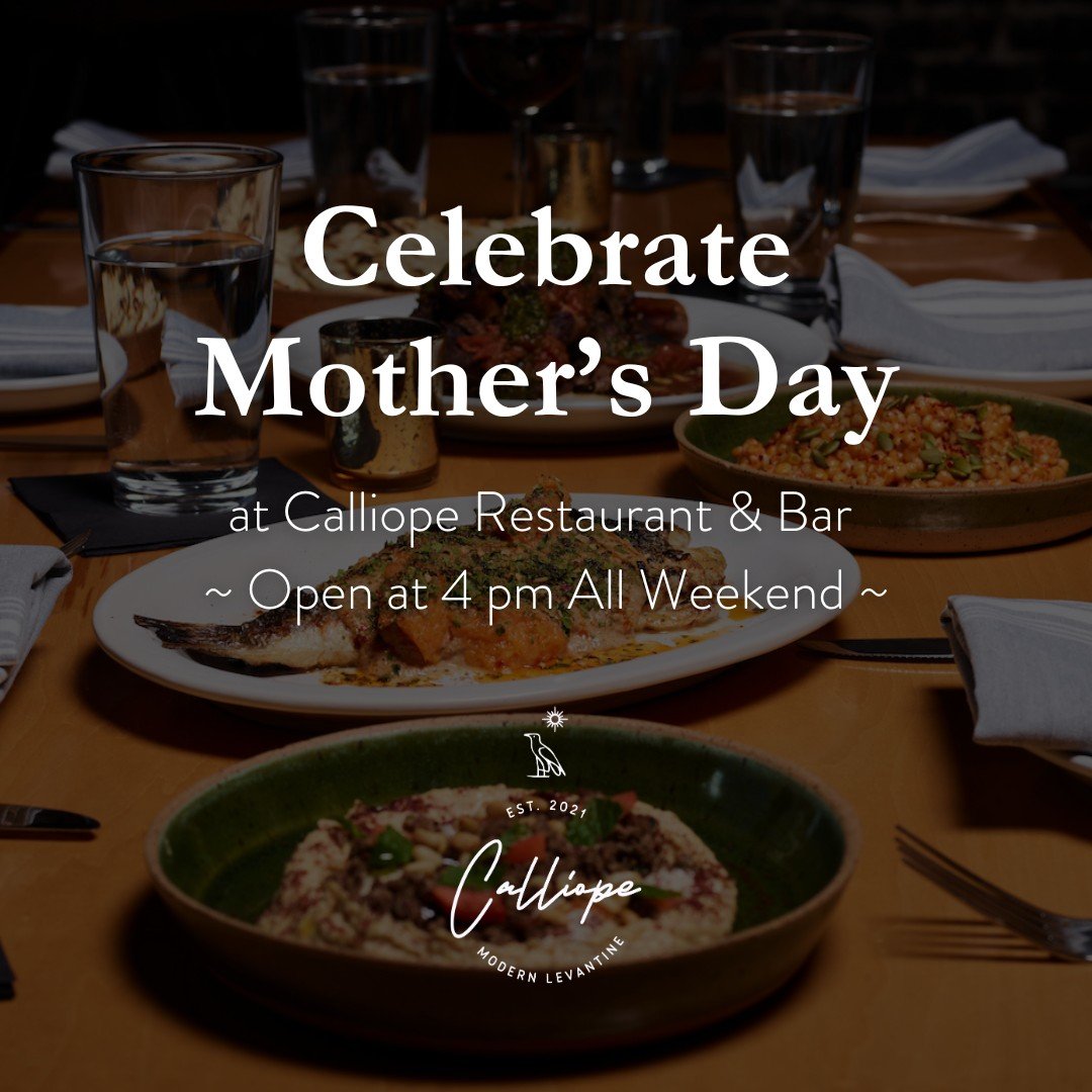 Mother's Day weekend is only a few days away!

Celebrate that special mom in your life by booking a table for dinner at Calliope.

Calliope is open at 4 p.m., seven days a week. 

Book now at the link in our bio!

📷: @kculp_com 
.
.
.
.
.
.
.
#Chatt