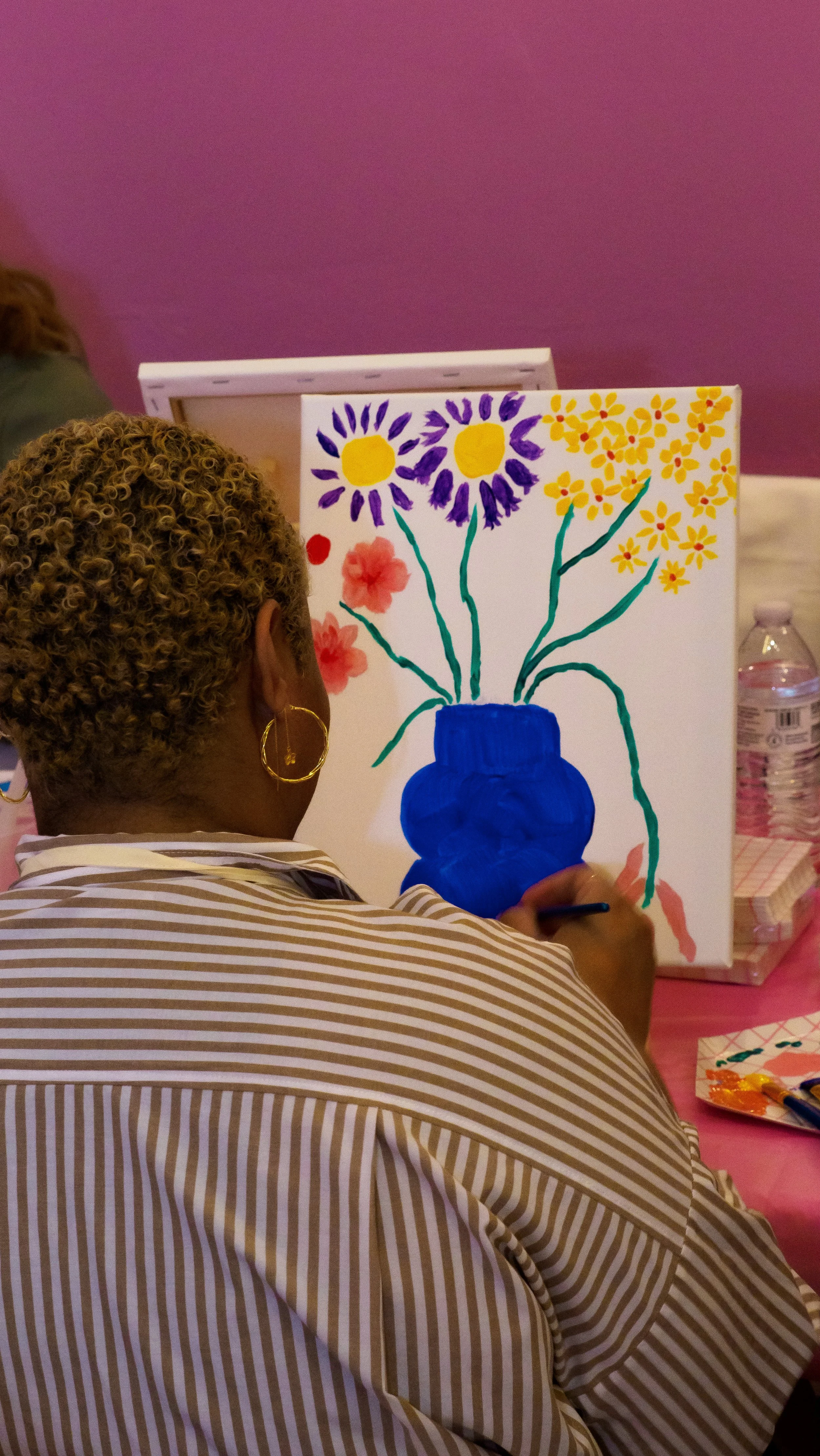 Blunt Sluts, a boutique dispensary and event space in Washington, D.C. held their first event, a "paint n' puff"