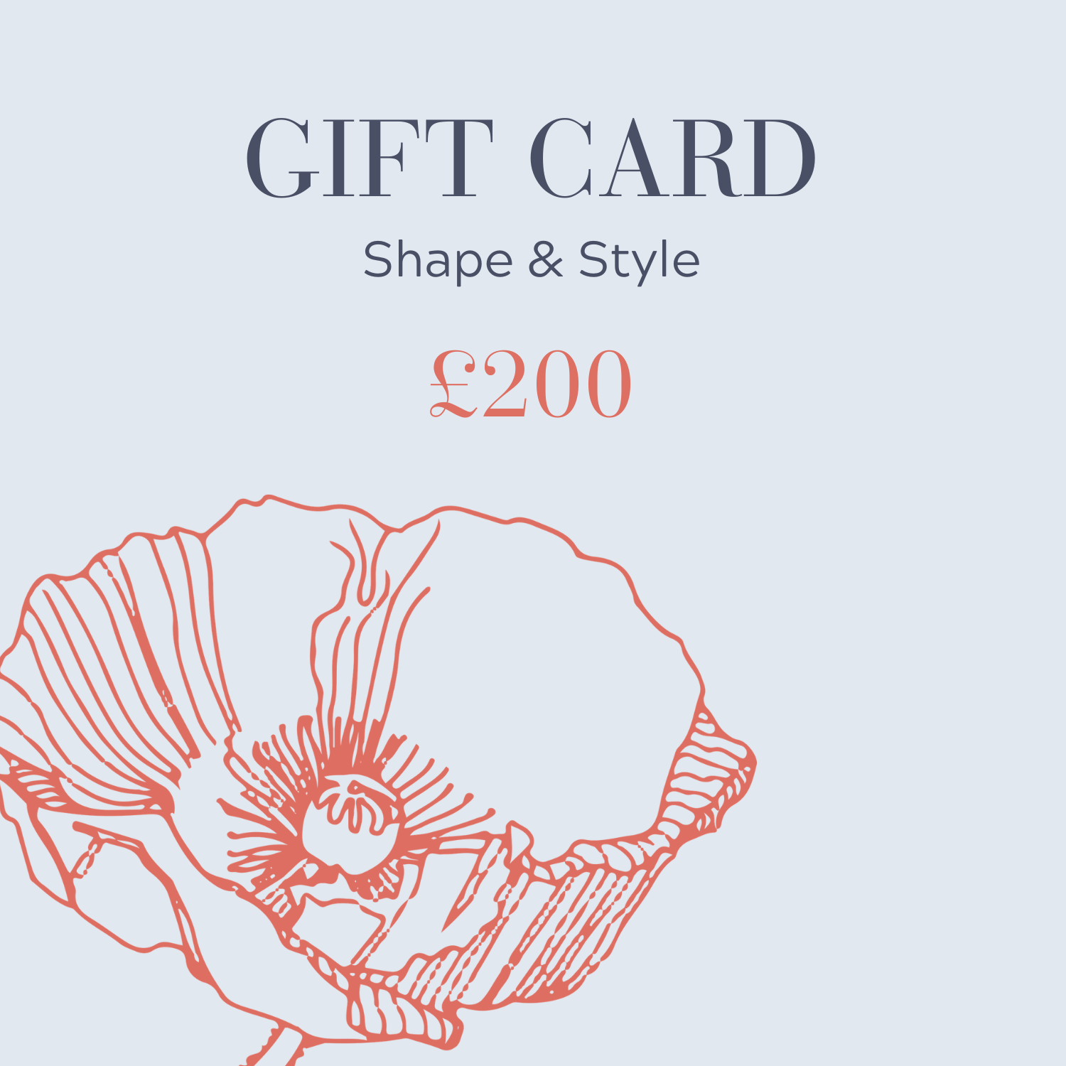 Shape & Style Gift Card
