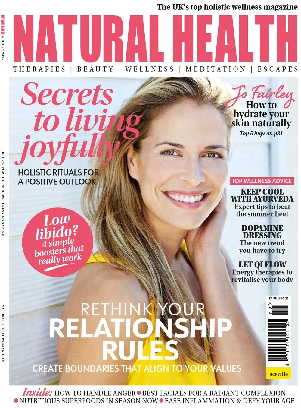 Natural Health Magazine – Transformational Breath® Feature with Stefanie Helene