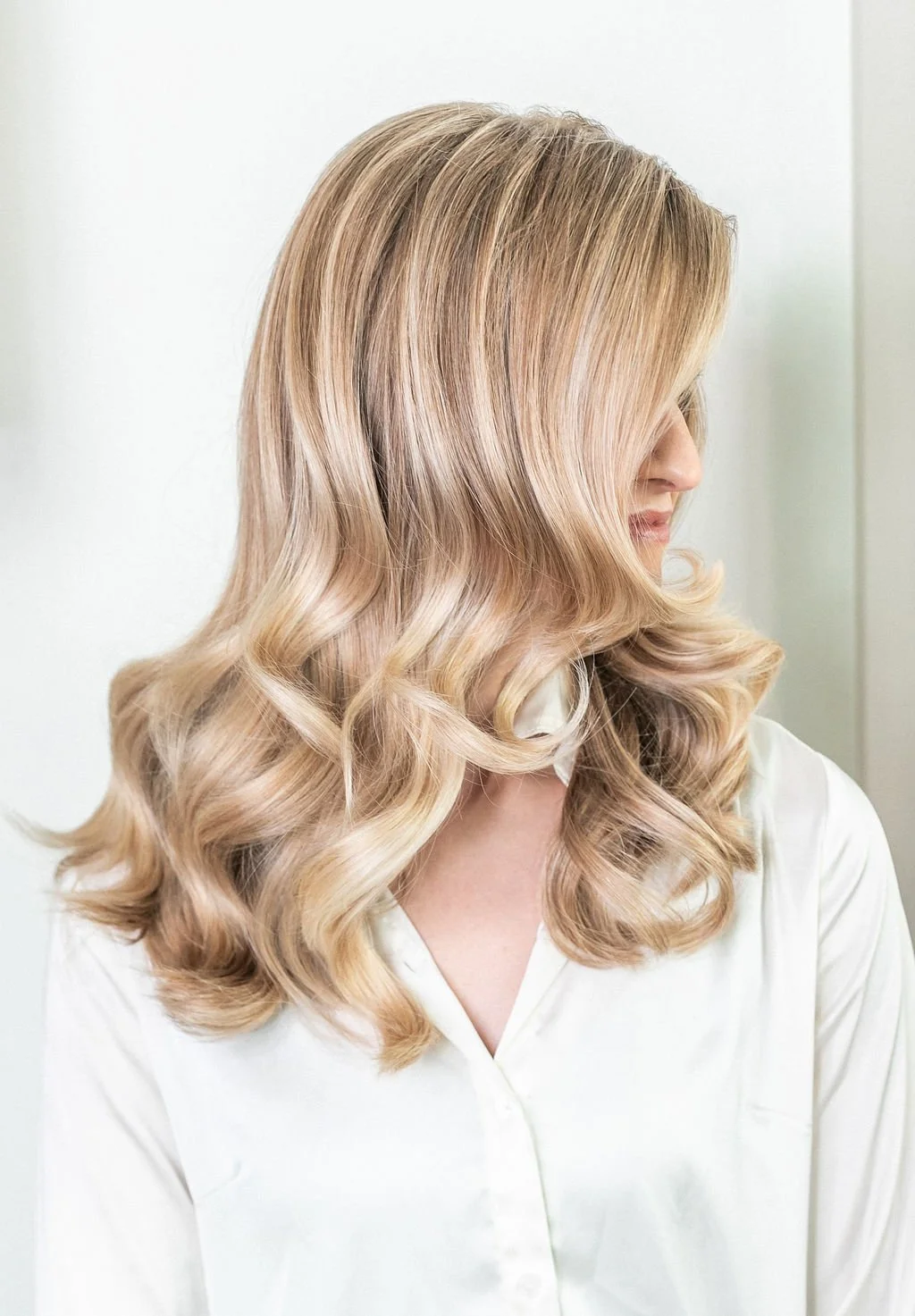 Foto of a professional balayage