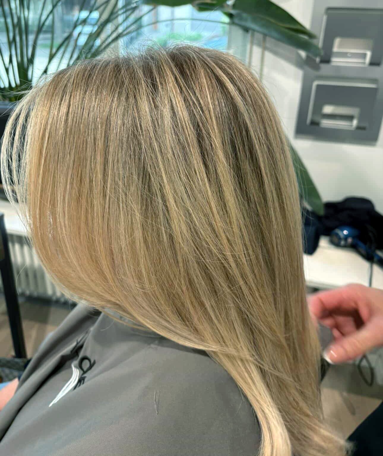 Foto of professional grey blending / french blending