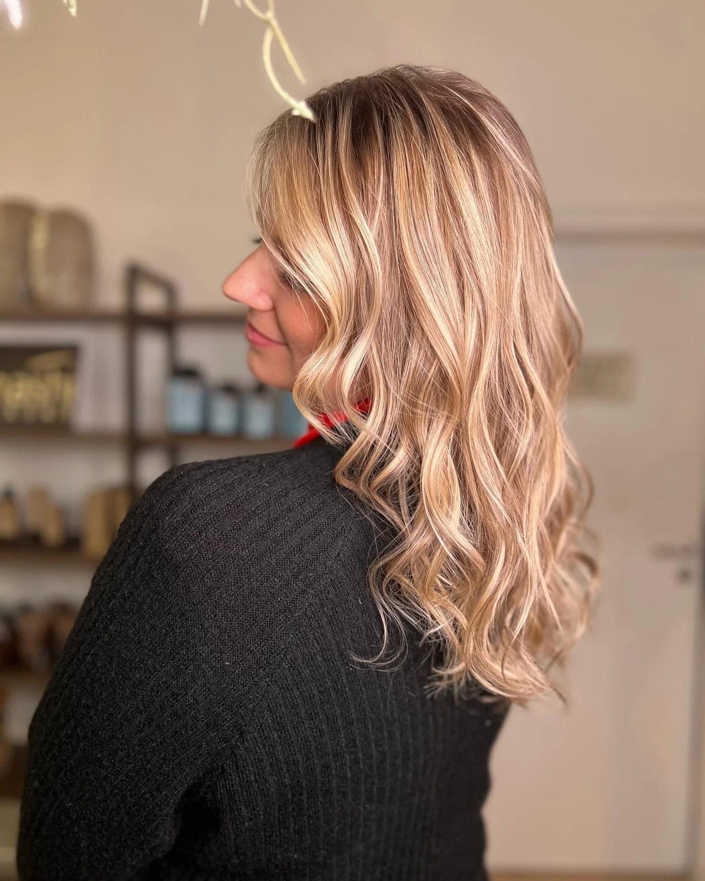 Foto of a professional balayage