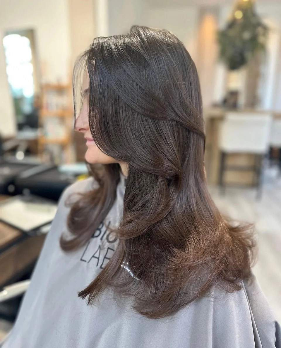 Foto of a professional ladies' haircut