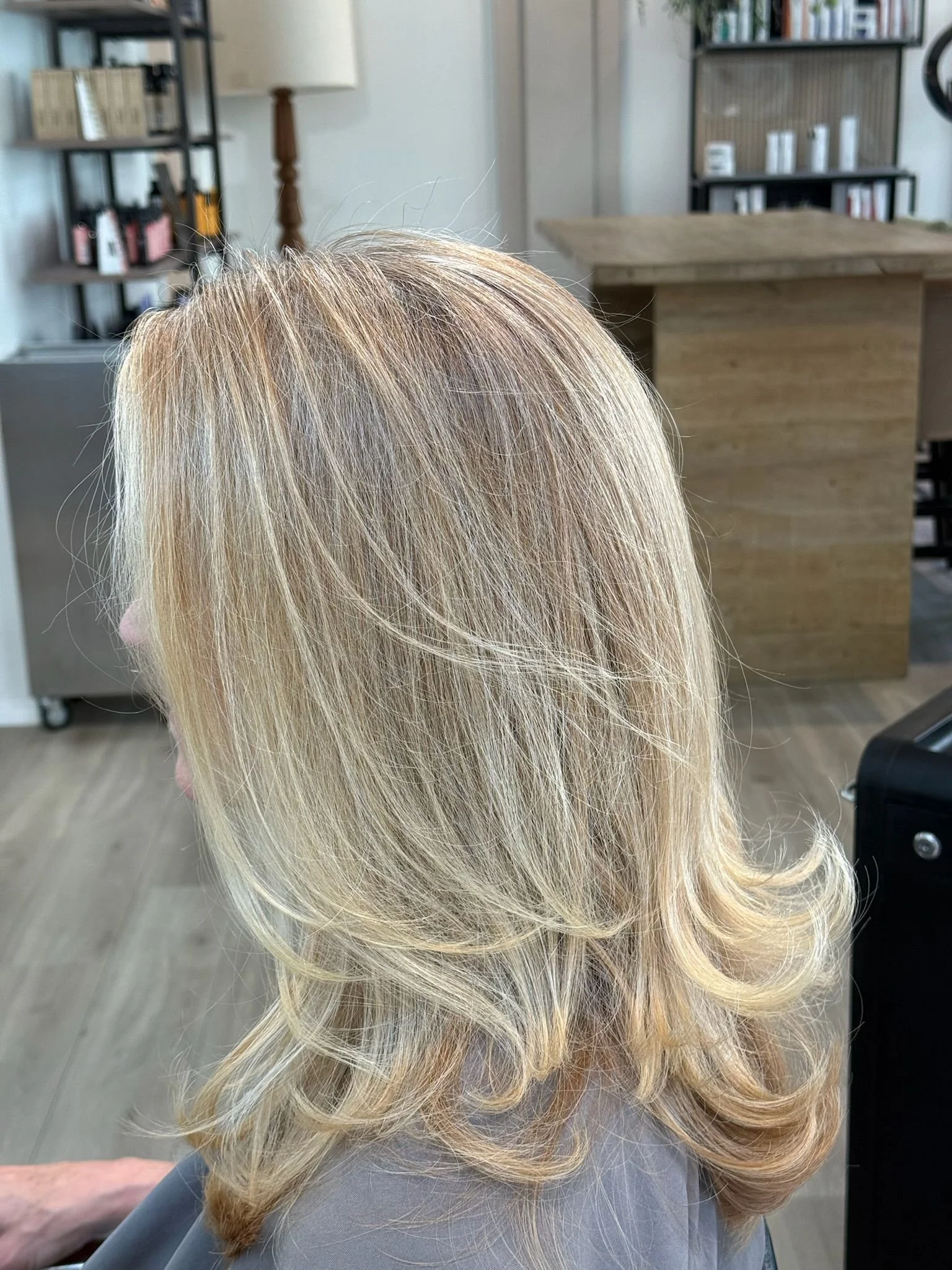 Foto eines professionellen Grey Blending / French Blending