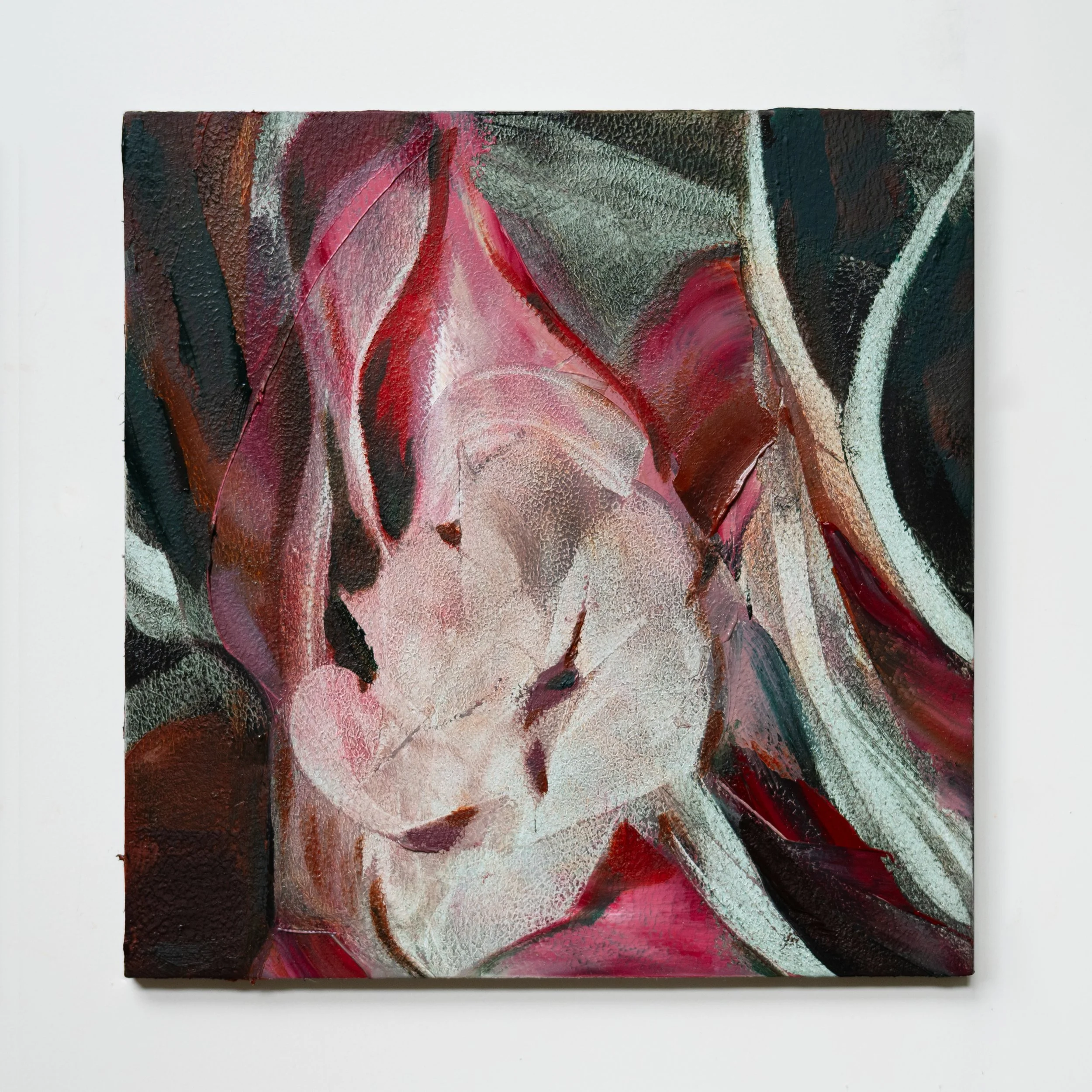 Mind's Eye 2, 2026. Oil on aluminum. 6 x 6 inches. Exclusively available through Elijah Wheat Showroom.