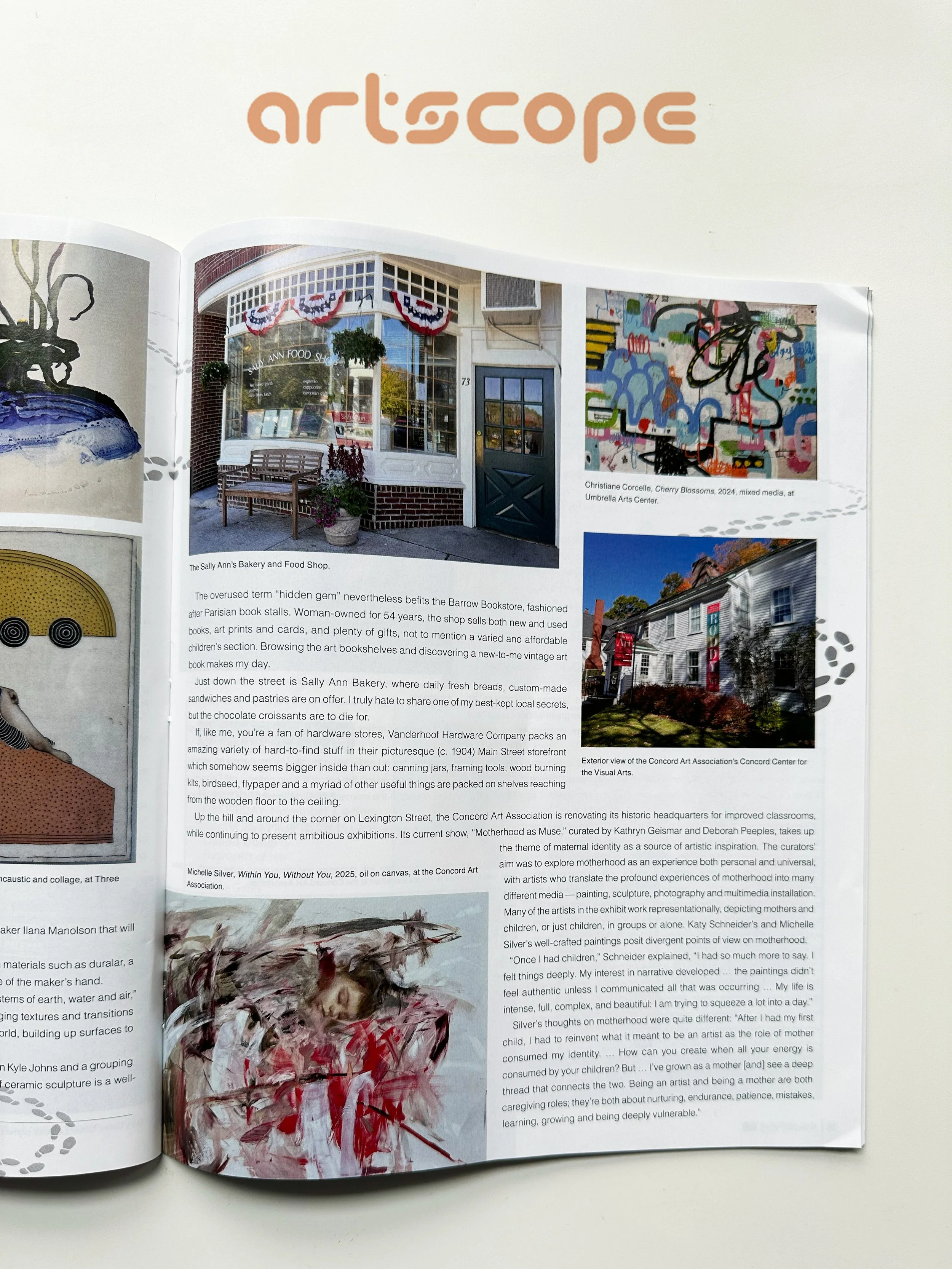 Artscope Magazine, Featured photo and quote, November 2025