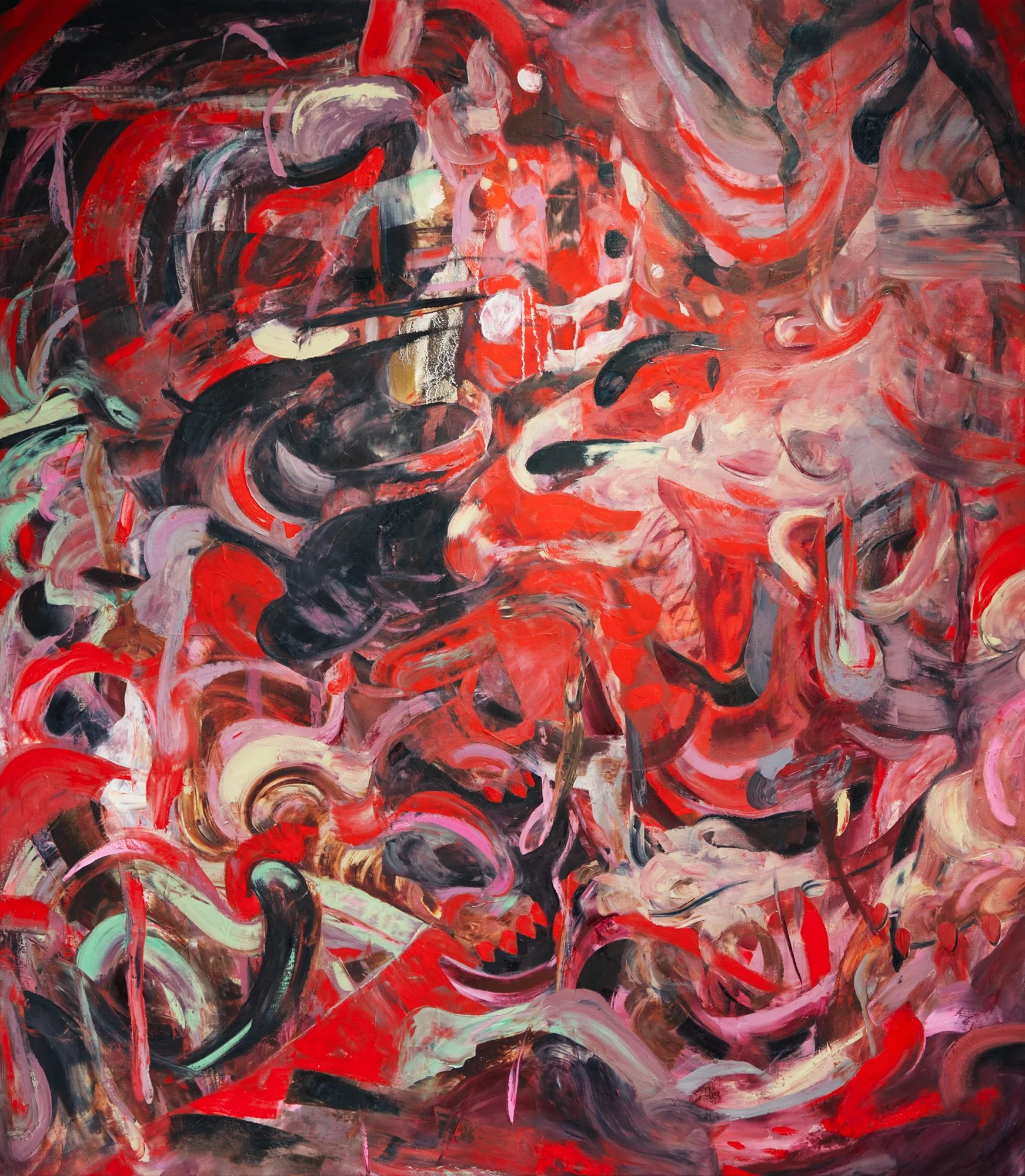 The Unravelling, 2025. Oil on canvas. 62 x 54 inches.