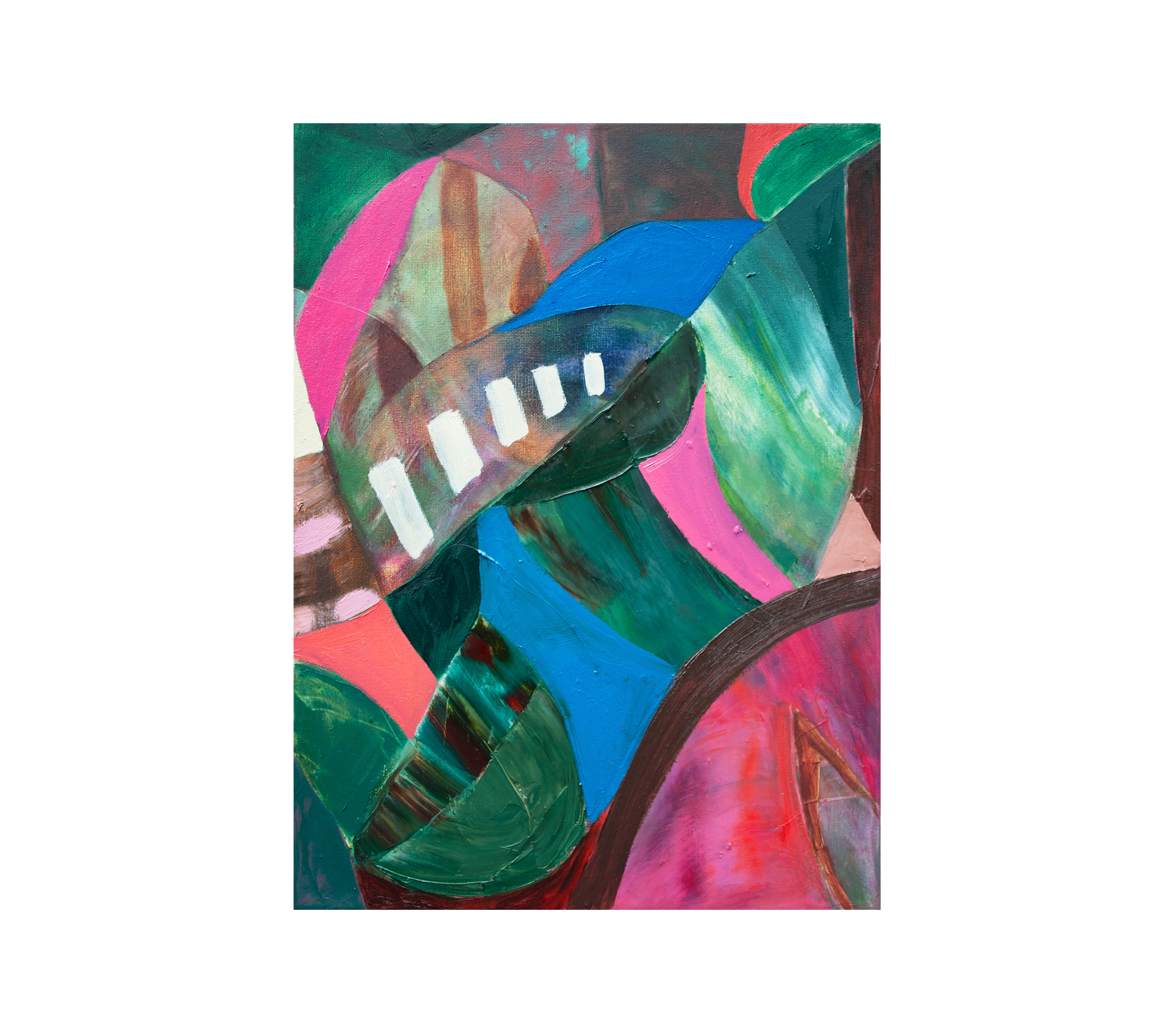 Pathways, 2023. Oil on canvas. 16 x 12 inches.