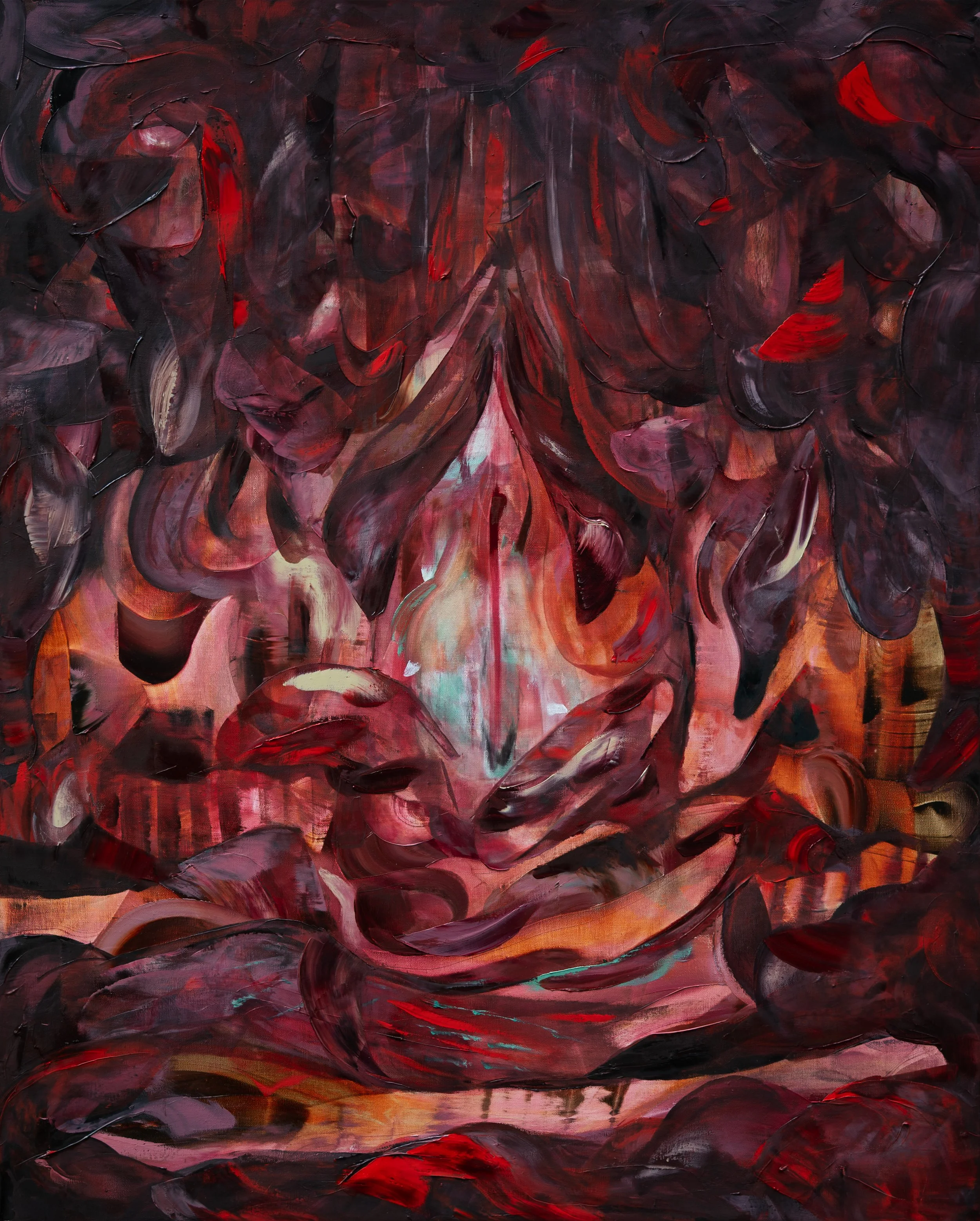 Her Majesty, 2026. Oil on canvas. 30 x 24 inches. Exclusively available through Elijah Wheat Showroom.