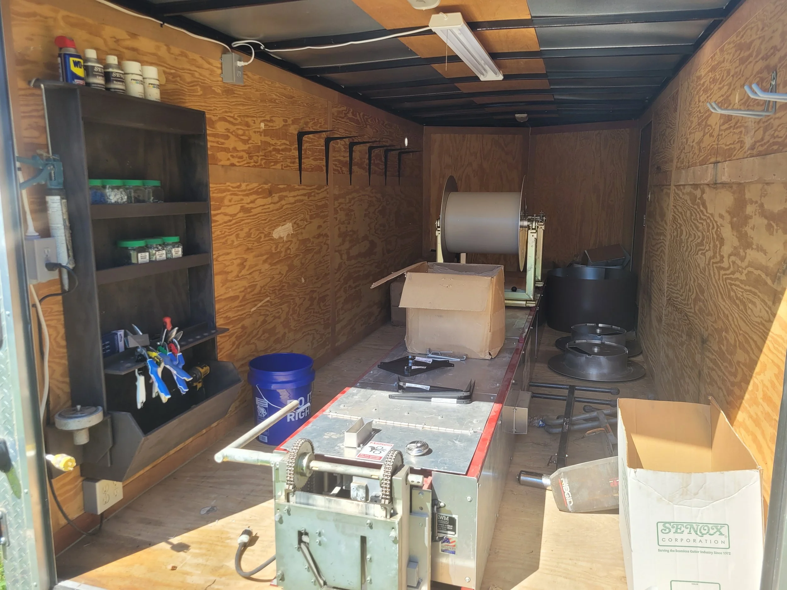 7" K Style Gutter Machine