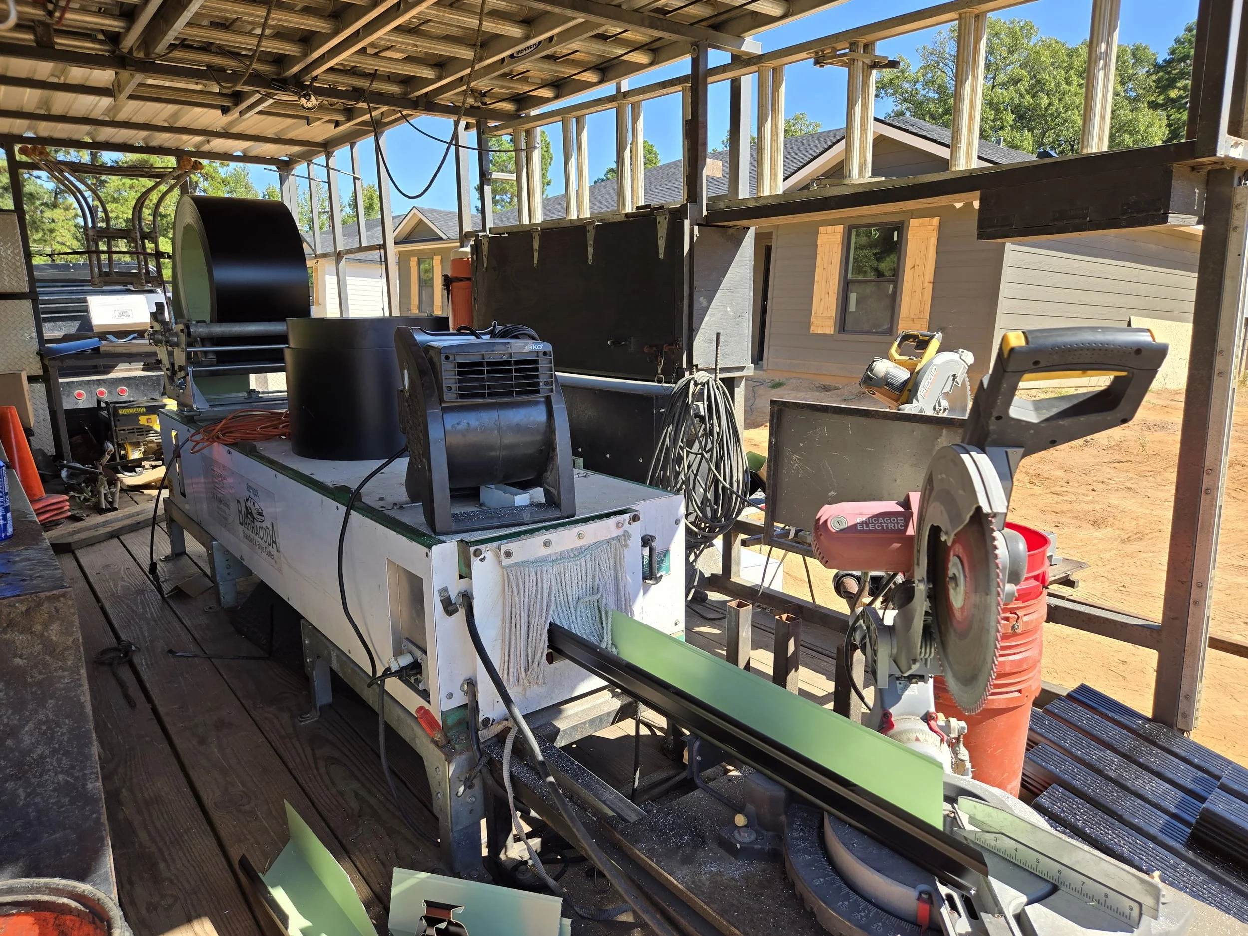 5/6 Combo K style gutter machine