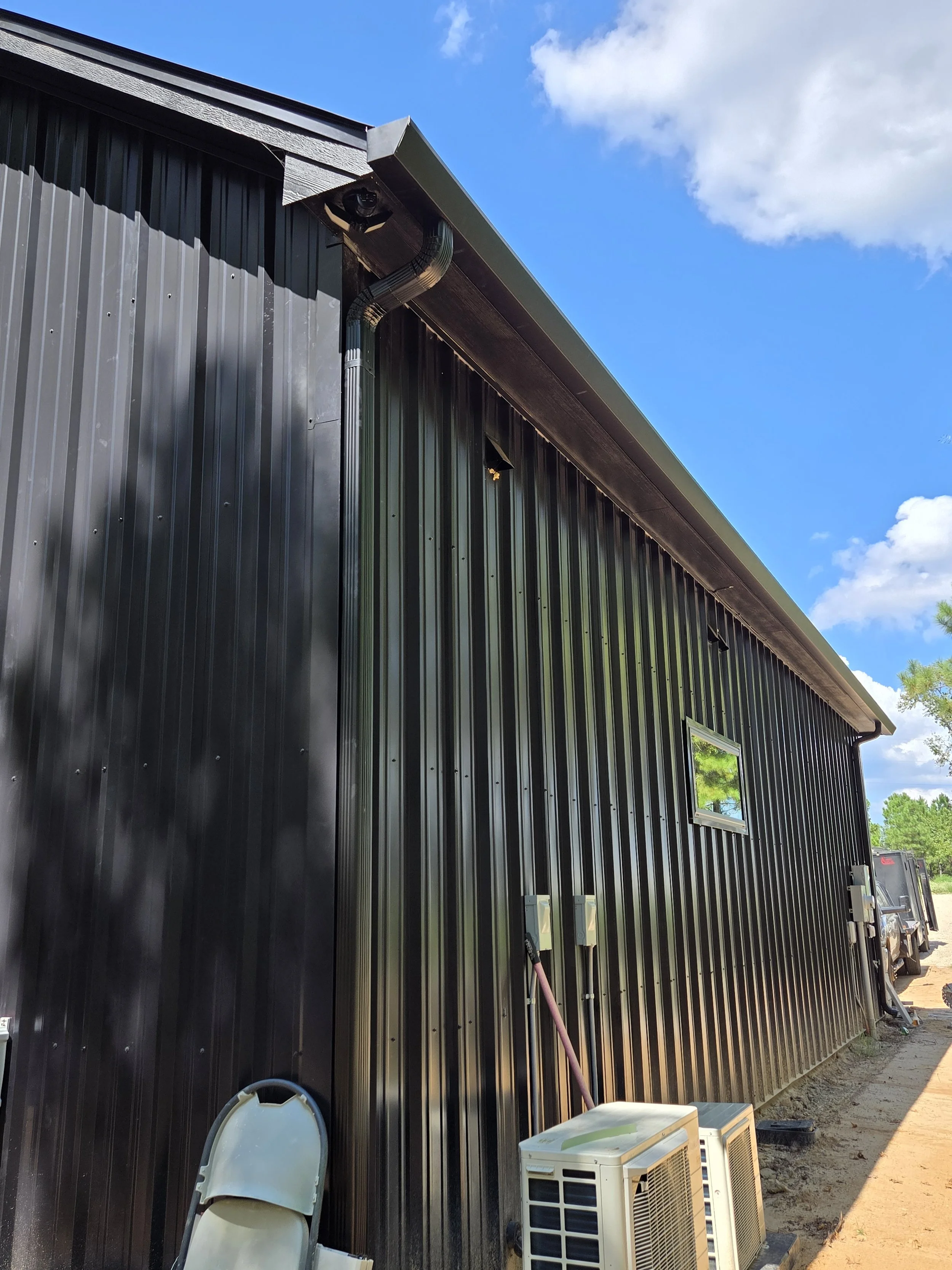 Straight Face Gutter in Winona Texas